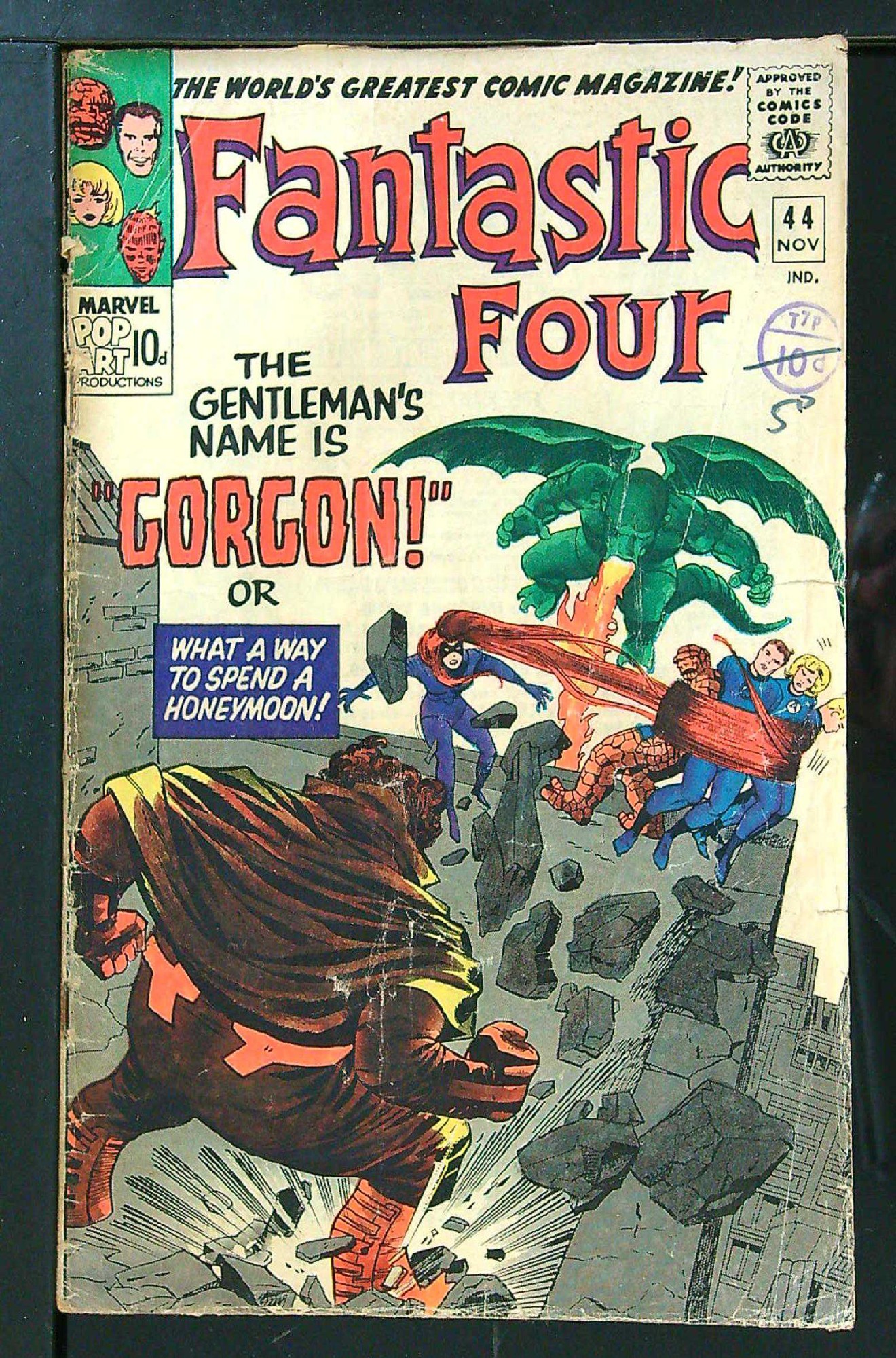 Cover of Fantastic Four (Vol 1) #44. One of 250,000 Vintage American Comics on sale from Krypton!