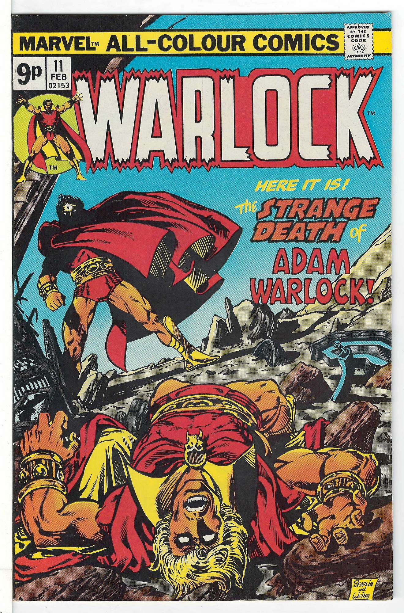 Cover of Warlock (Vol 1) The Power of #11. One of 250,000 Vintage American Comics on sale from Krypton!
