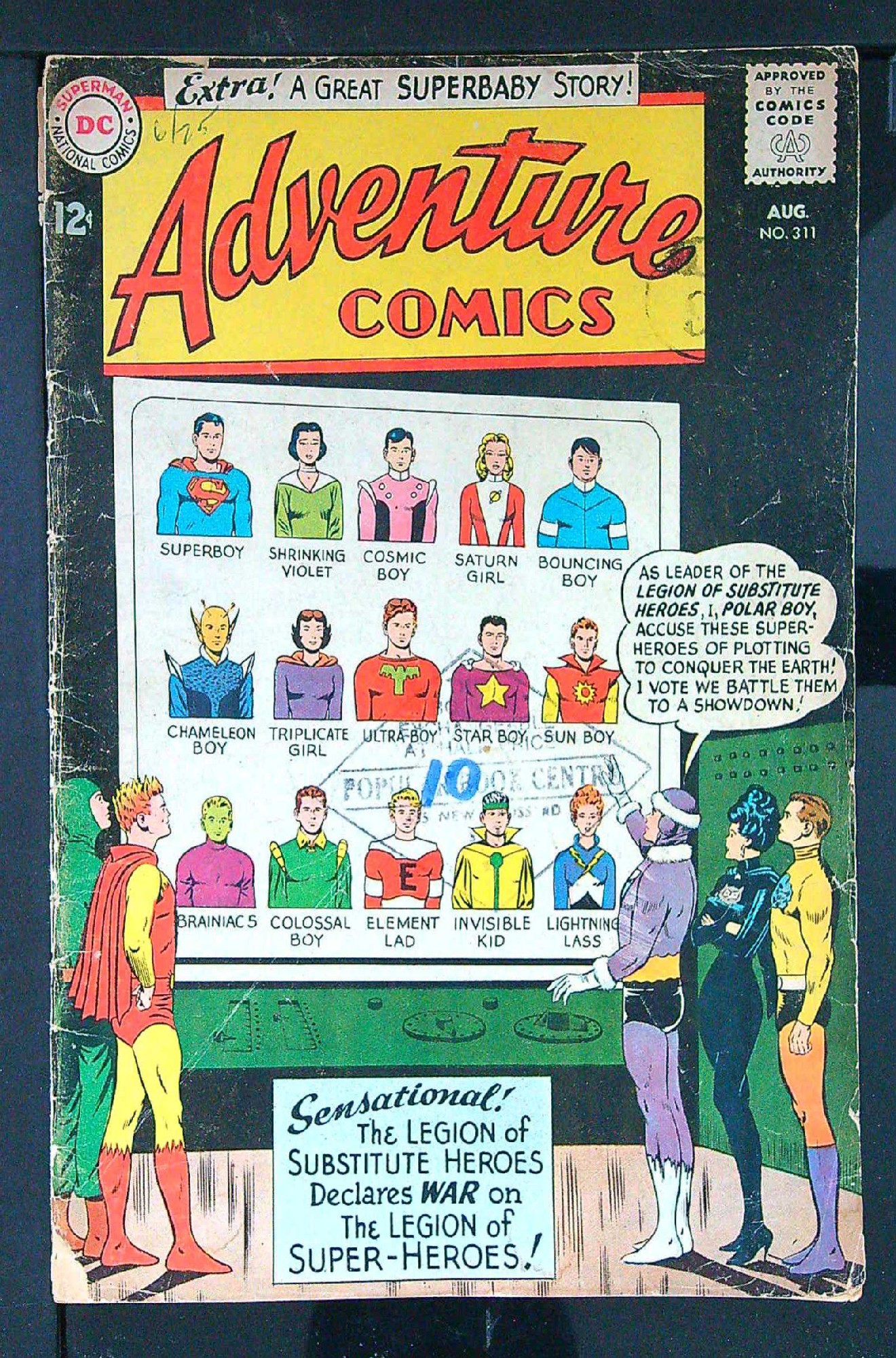 Cover of Adventure Comics (Vol 1) #311. One of 250,000 Vintage American Comics on sale from Krypton!