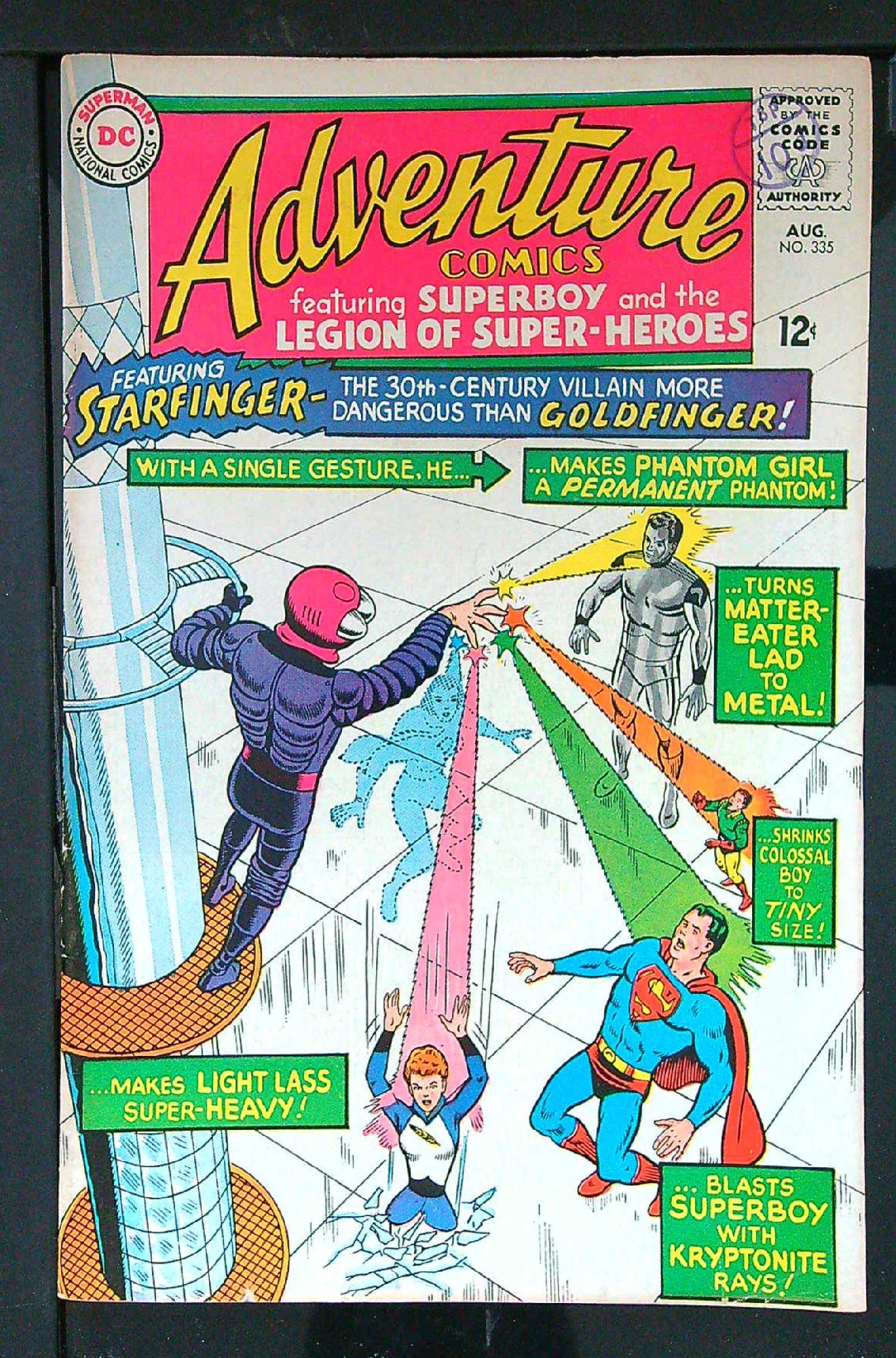 Cover of Adventure Comics (Vol 1) #335. One of 250,000 Vintage American Comics on sale from Krypton!