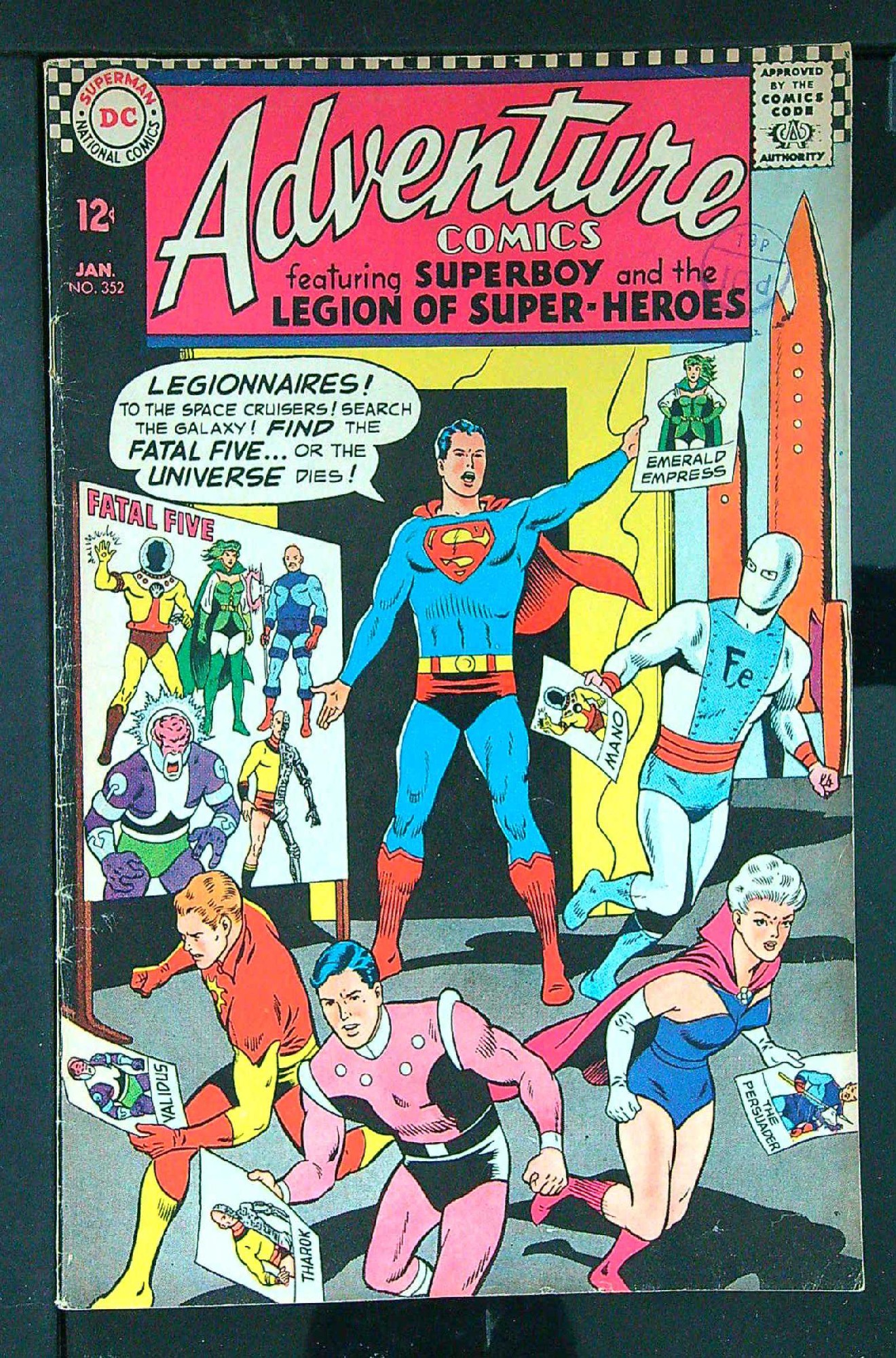 Cover of Adventure Comics (Vol 1) #352. One of 250,000 Vintage American Comics on sale from Krypton!