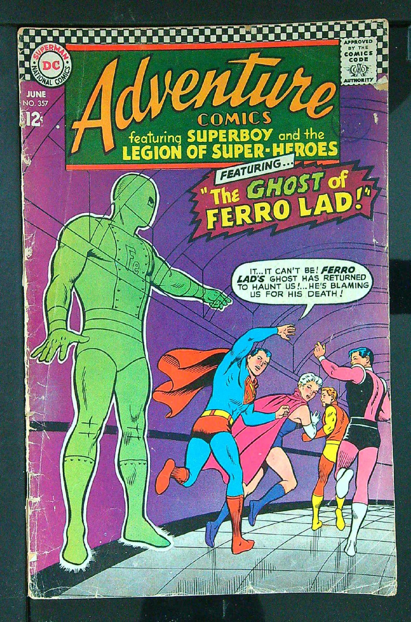 Cover of Adventure Comics (Vol 1) #357. One of 250,000 Vintage American Comics on sale from Krypton!