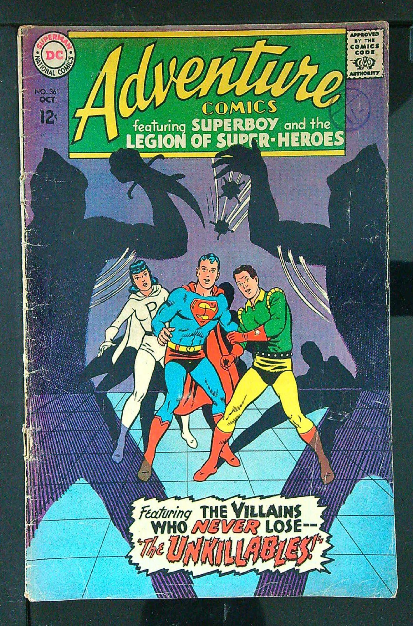 Cover of Adventure Comics (Vol 1) #361. One of 250,000 Vintage American Comics on sale from Krypton!
