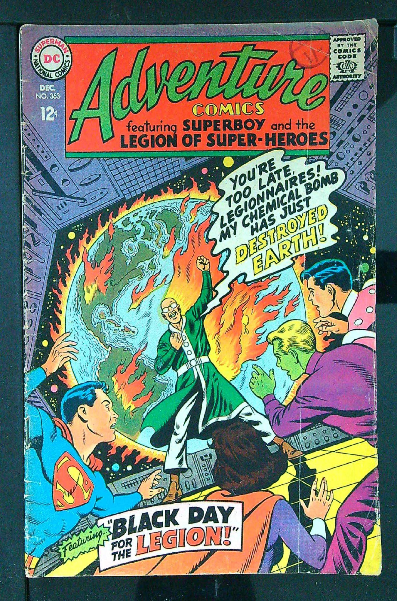 Cover of Adventure Comics (Vol 1) #363. One of 250,000 Vintage American Comics on sale from Krypton!