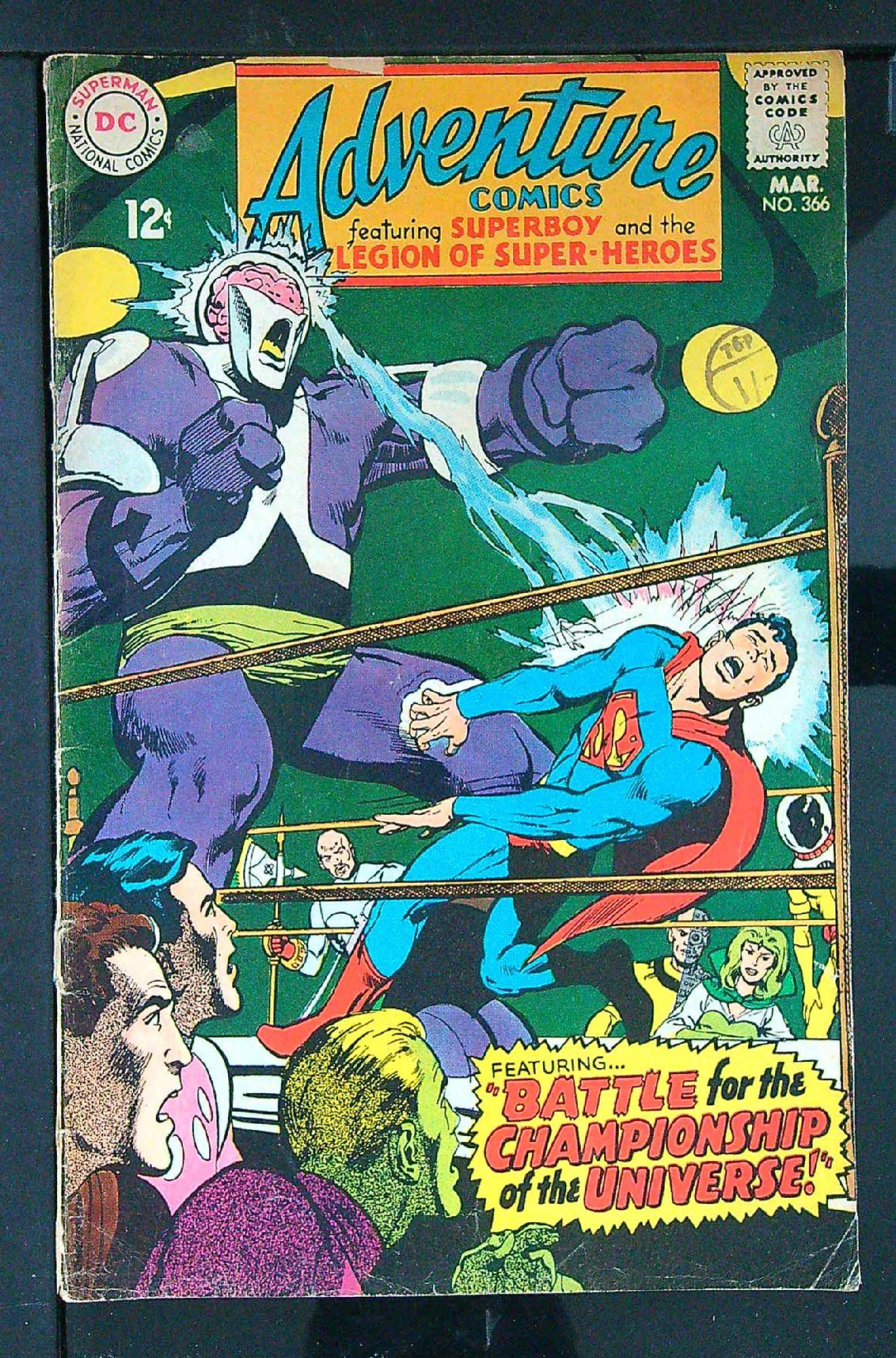 Cover of Adventure Comics (Vol 1) #366. One of 250,000 Vintage American Comics on sale from Krypton!