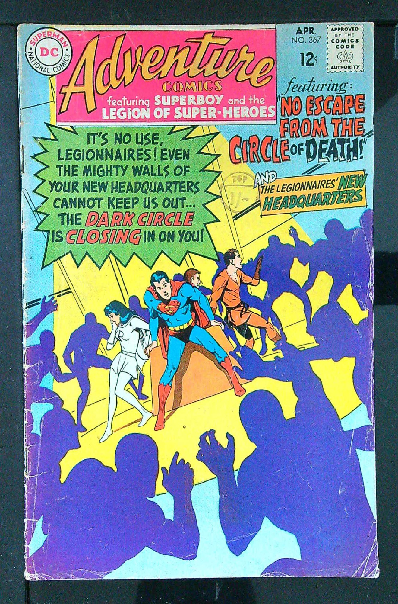 Cover of Adventure Comics (Vol 1) #367. One of 250,000 Vintage American Comics on sale from Krypton!