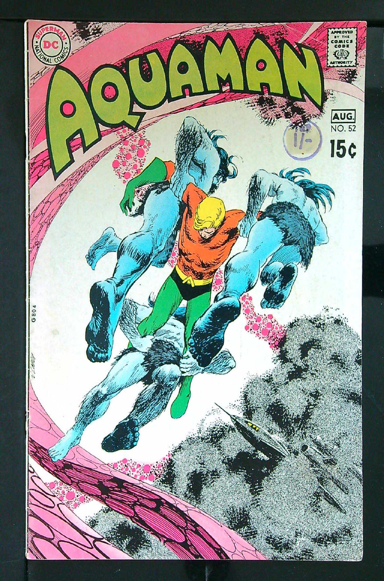 Cover of Aquaman (Vol 1) #52. One of 250,000 Vintage American Comics on sale from Krypton!