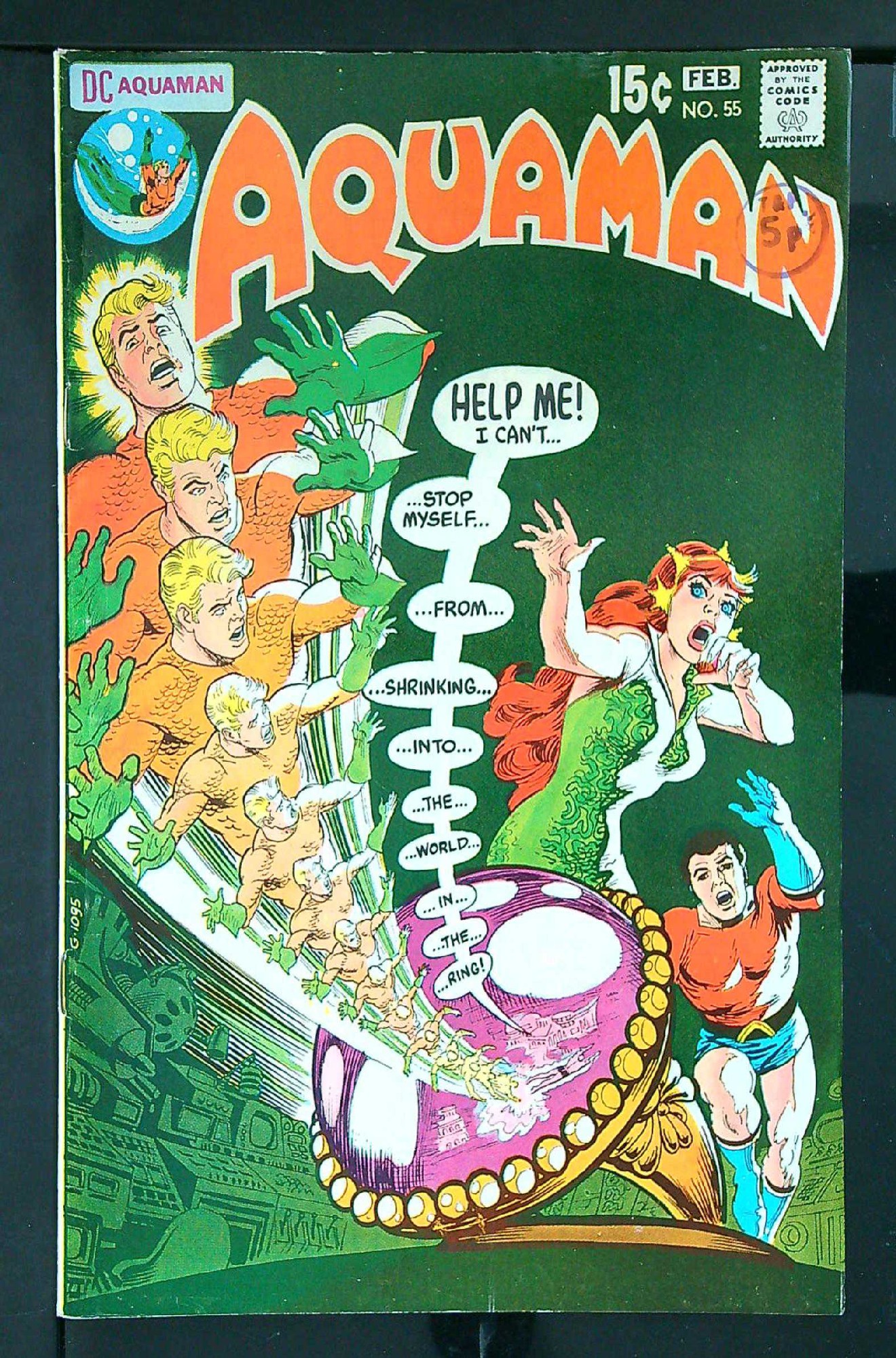 Cover of Aquaman (Vol 1) #55. One of 250,000 Vintage American Comics on sale from Krypton!