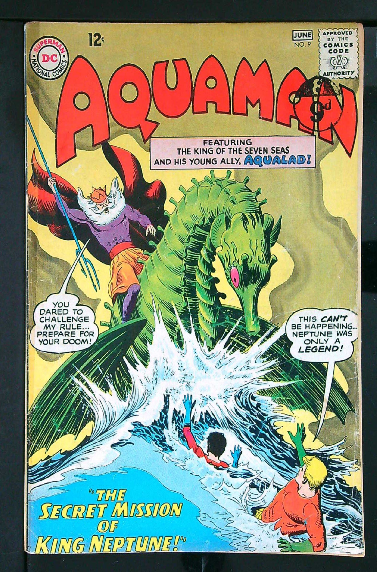 Cover of Aquaman (Vol 1) #9. One of 250,000 Vintage American Comics on sale from Krypton!