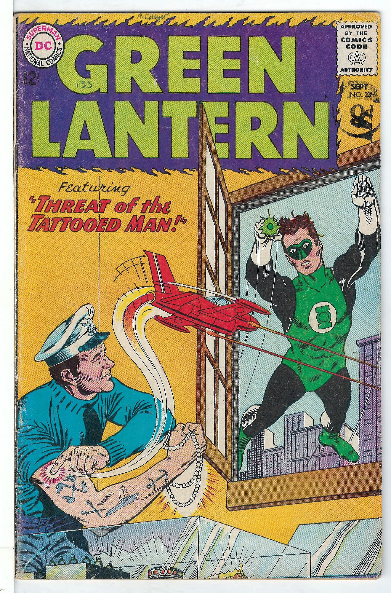 Cover of Green Lantern (Vol 2) #23. One of 250,000 Vintage American Comics on sale from Krypton!