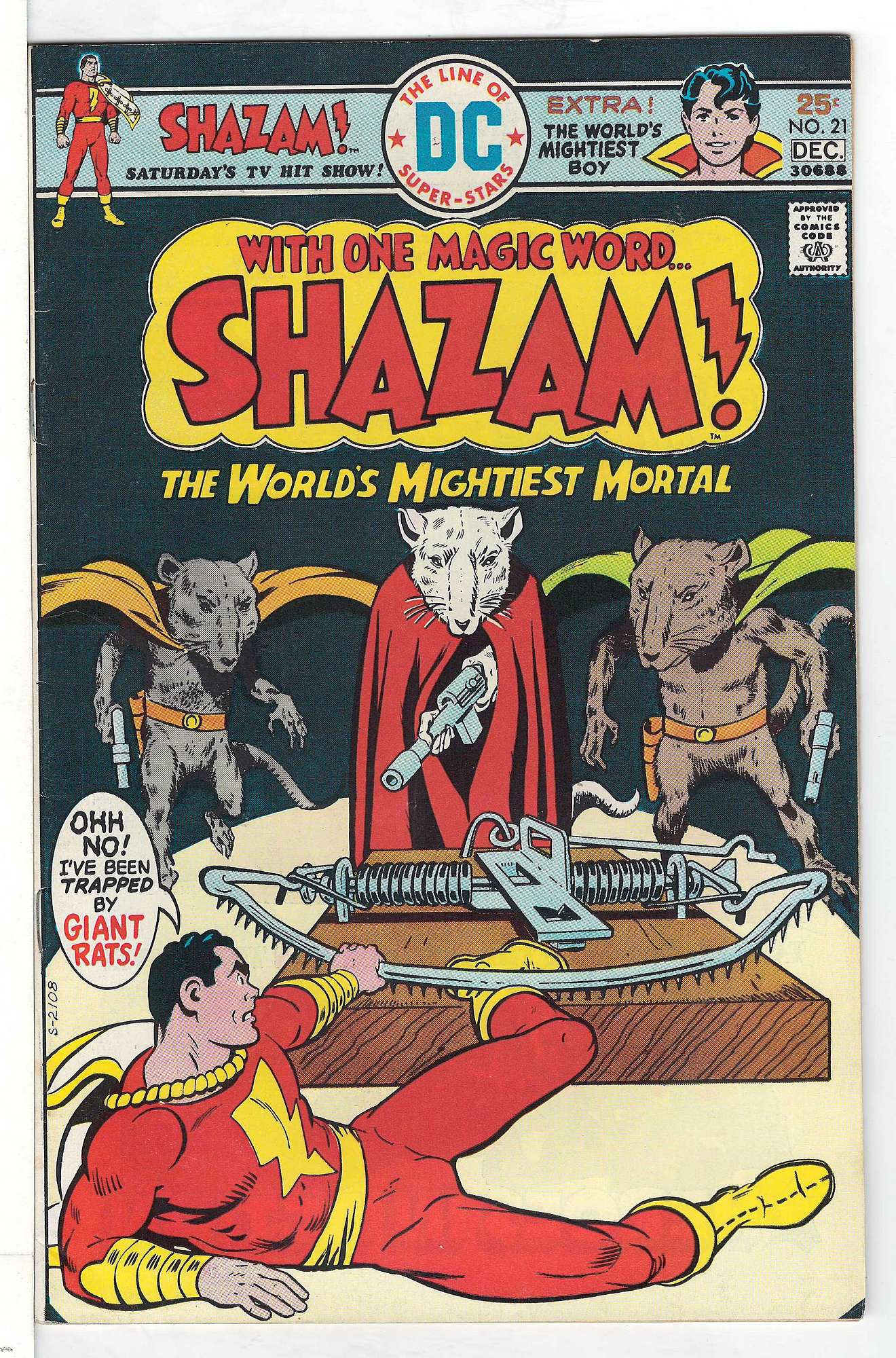 Cover of Shazam! (Vol 1) #21. One of 250,000 Vintage American Comics on sale from Krypton!