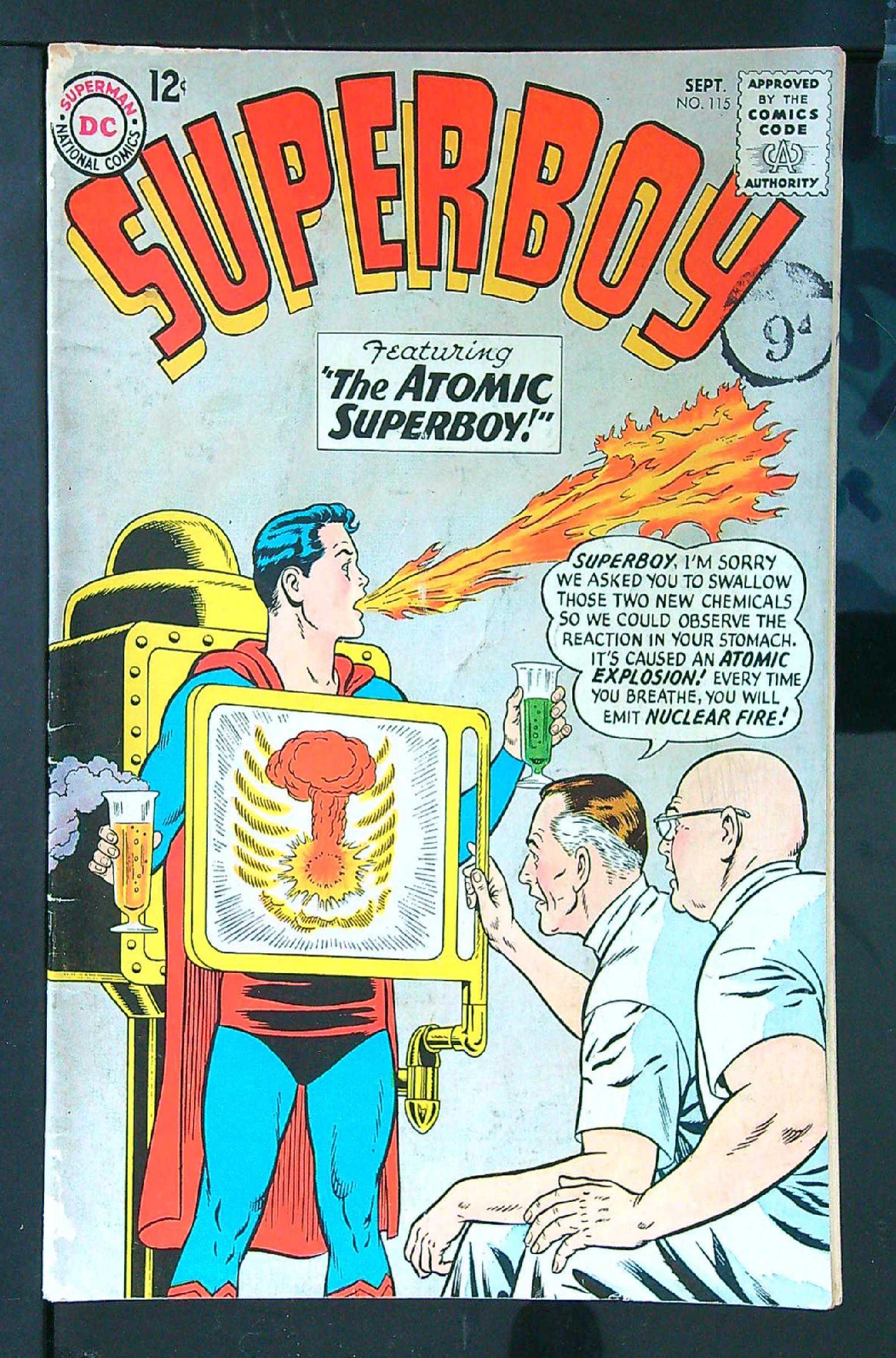 Cover of Superboy (Vol 1) #115. One of 250,000 Vintage American Comics on sale from Krypton!