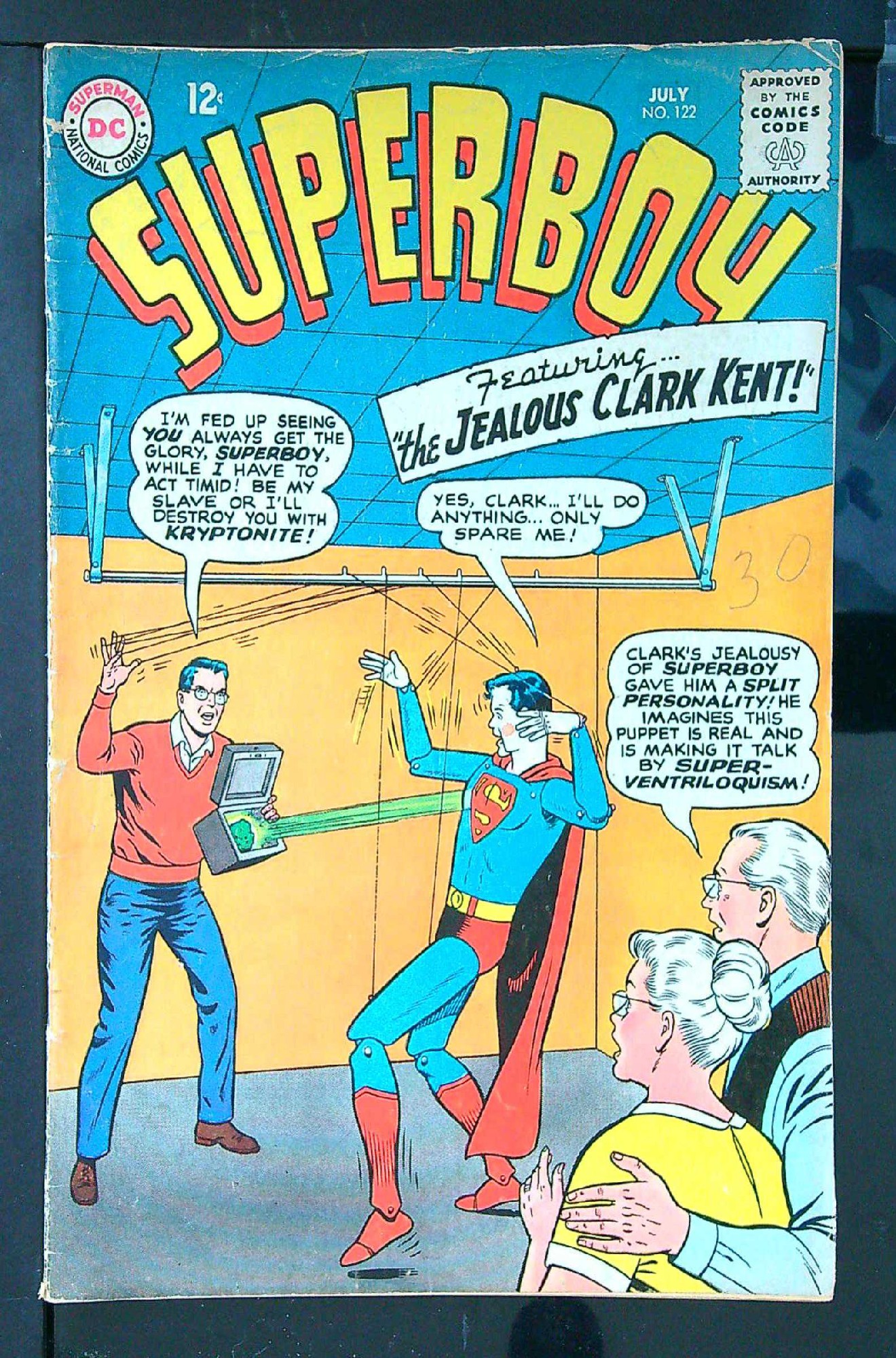 Cover of Superboy (Vol 1) #122. One of 250,000 Vintage American Comics on sale from Krypton!