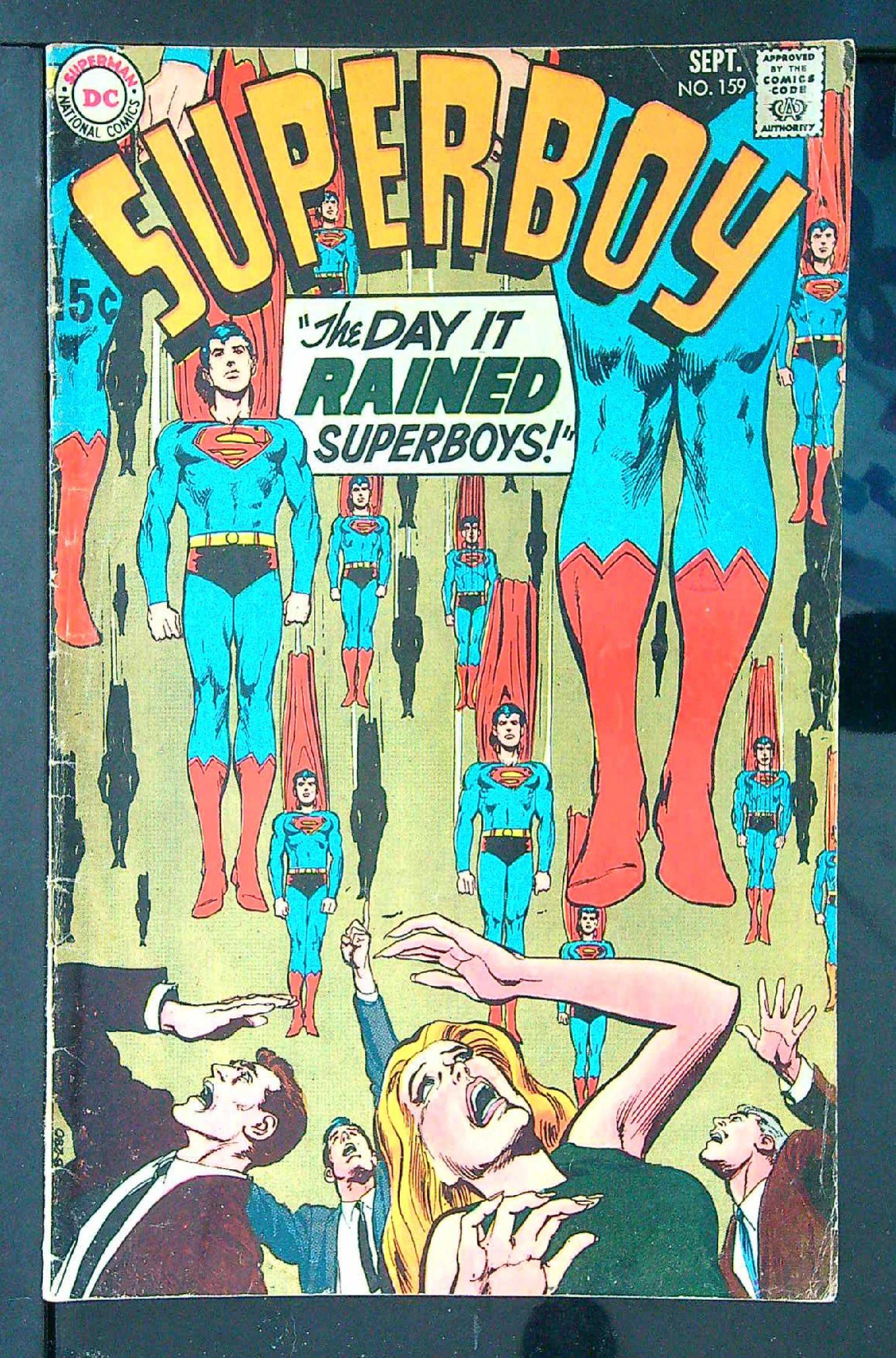 Cover of Superboy (Vol 1) #159. One of 250,000 Vintage American Comics on sale from Krypton!