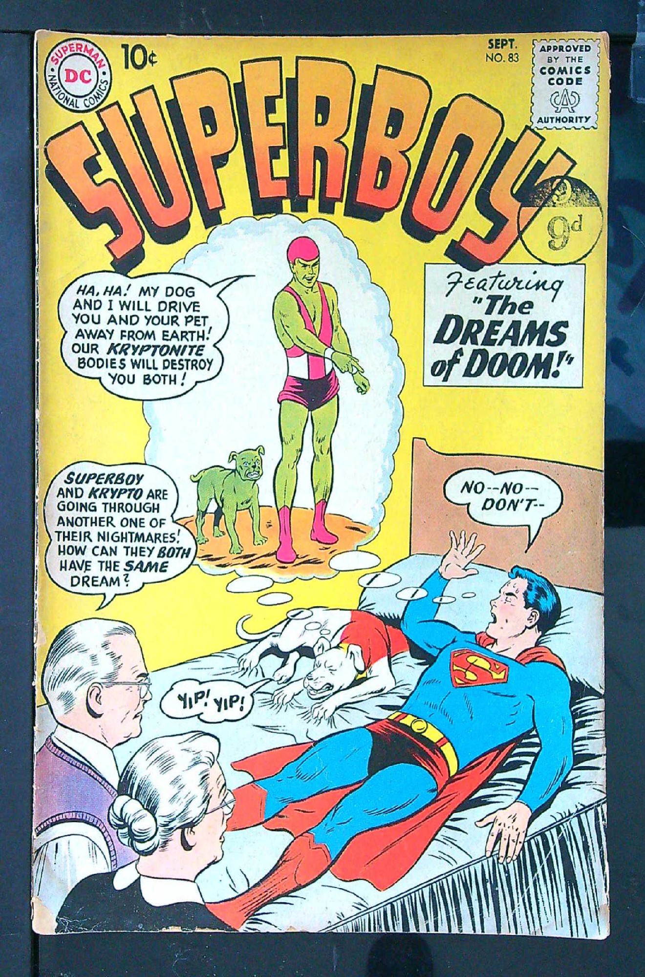 Cover of Superboy (Vol 1) #83. One of 250,000 Vintage American Comics on sale from Krypton!