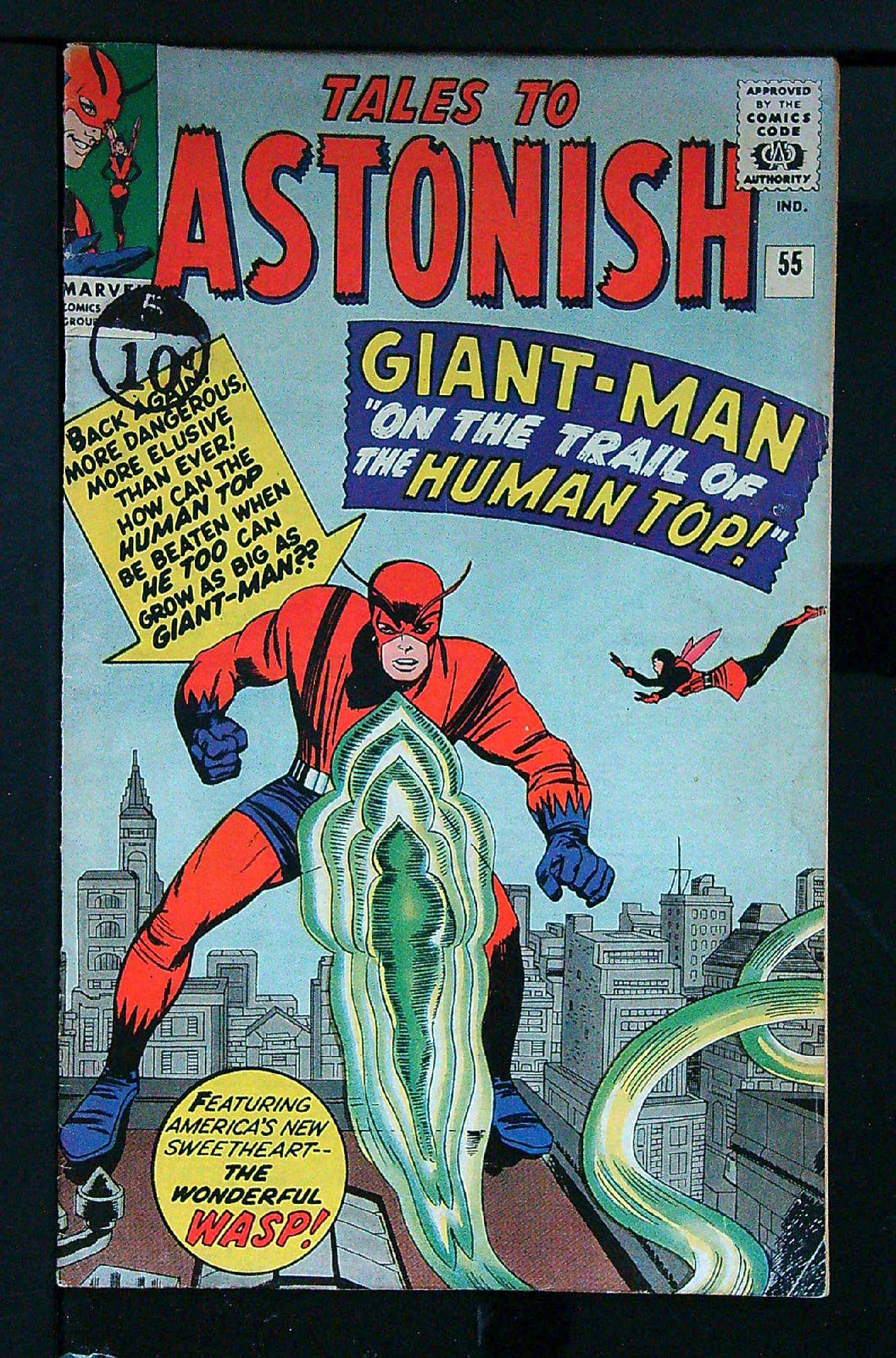 Cover of Tales to Astonish (Vol 1) #55. One of 250,000 Vintage American Comics on sale from Krypton!