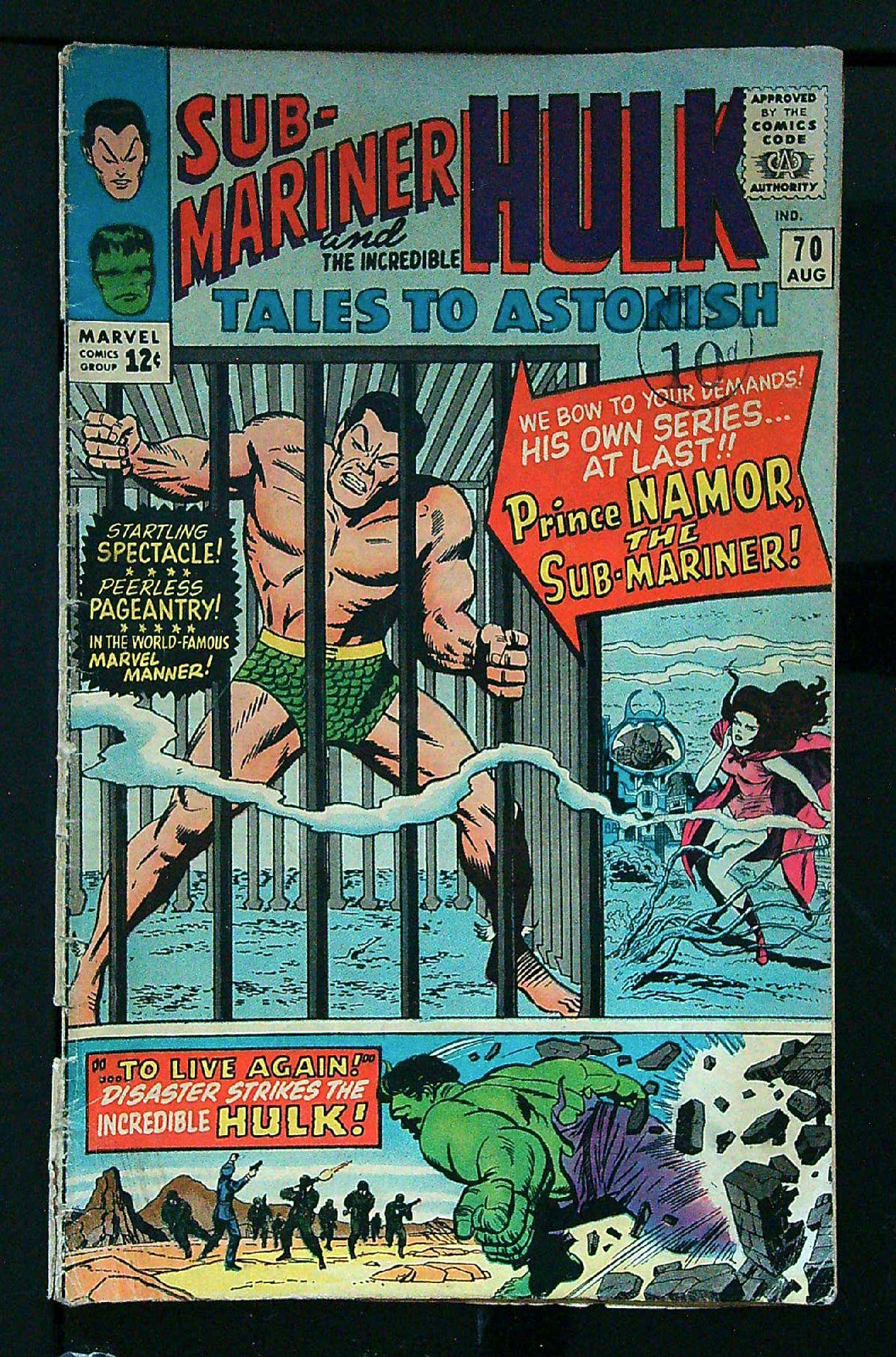 Cover of Tales to Astonish (Vol 1) #70. One of 250,000 Vintage American Comics on sale from Krypton!