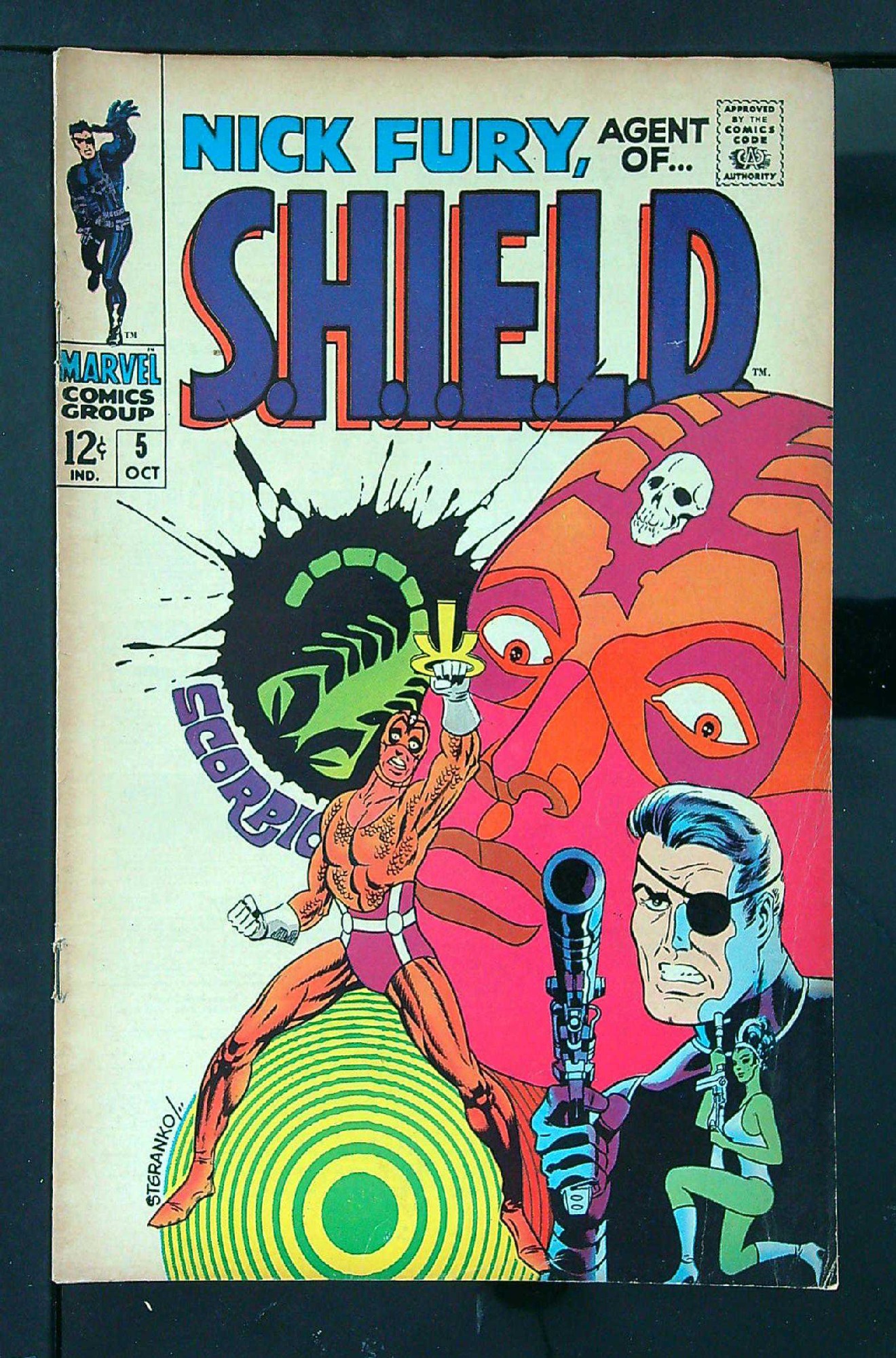 Cover of Nick Fury Agent of SHIELD (Vol 1) #5. One of 250,000 Vintage American Comics on sale from Krypton!