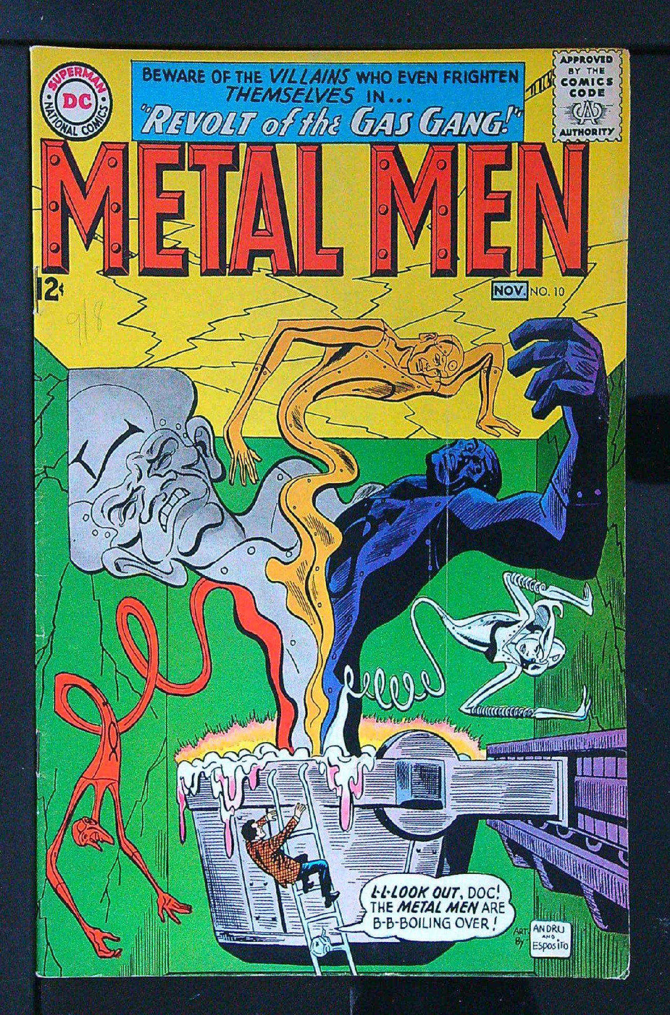 Cover of Metal Men (Vol 1) #10. One of 250,000 Vintage American Comics on sale from Krypton!