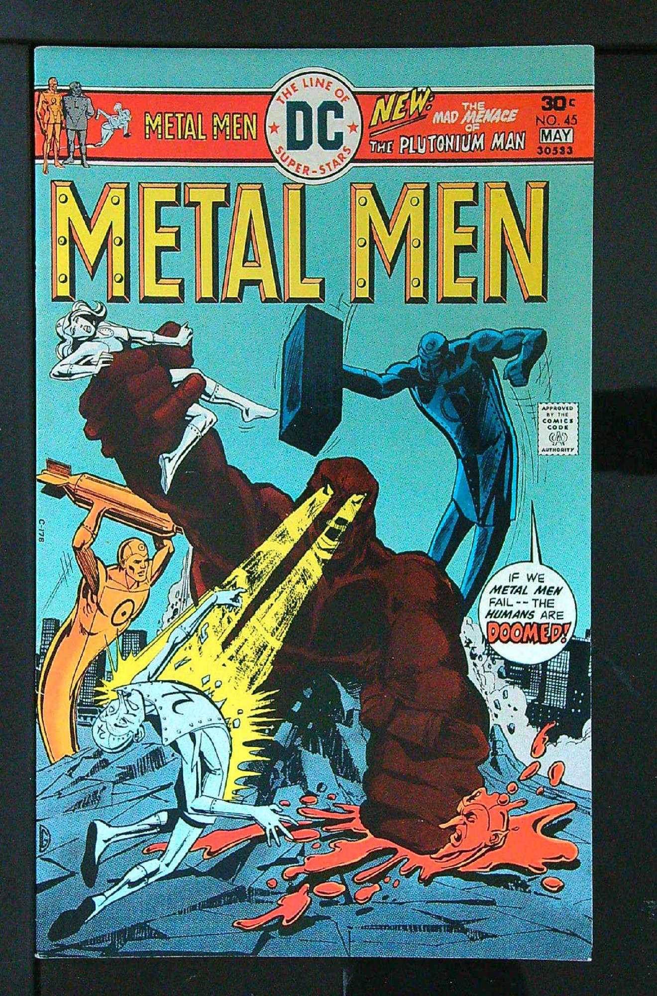 Cover of Metal Men (Vol 1) #45. One of 250,000 Vintage American Comics on sale from Krypton!