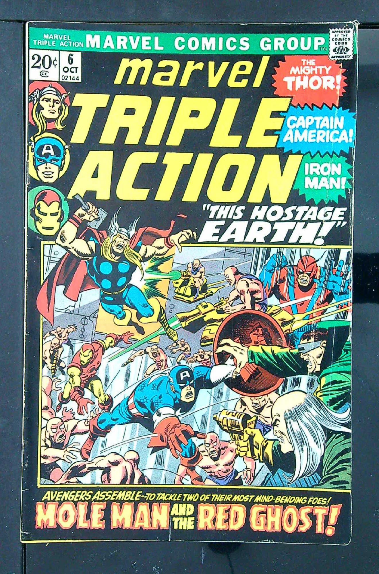Cover of Marvel Triple Action (Vol 1) #6. One of 250,000 Vintage American Comics on sale from Krypton!