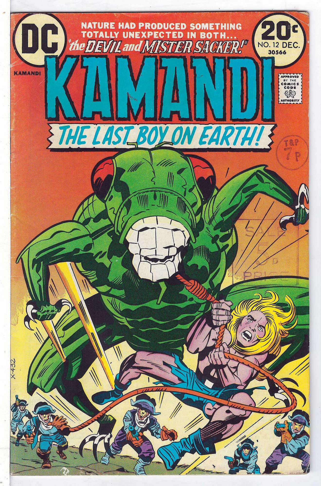 Cover of Kamandi (Vol 1) The Last Boy on Earth #12. One of 250,000 Vintage American Comics on sale from Krypton!