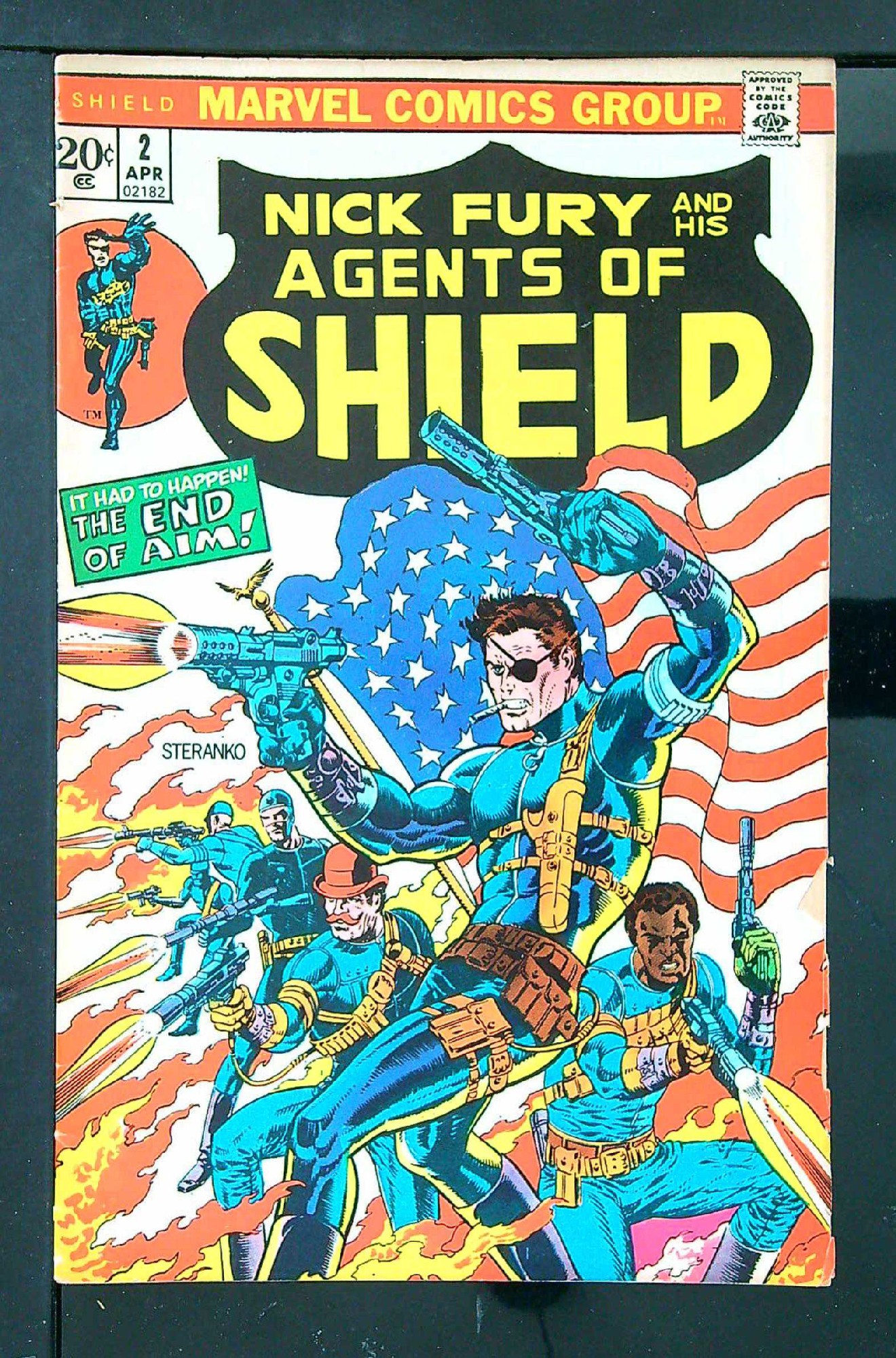 Cover of Nick Fury & His Agents of SHIELD (1973) #2. One of 250,000 Vintage American Comics on sale from Krypton!