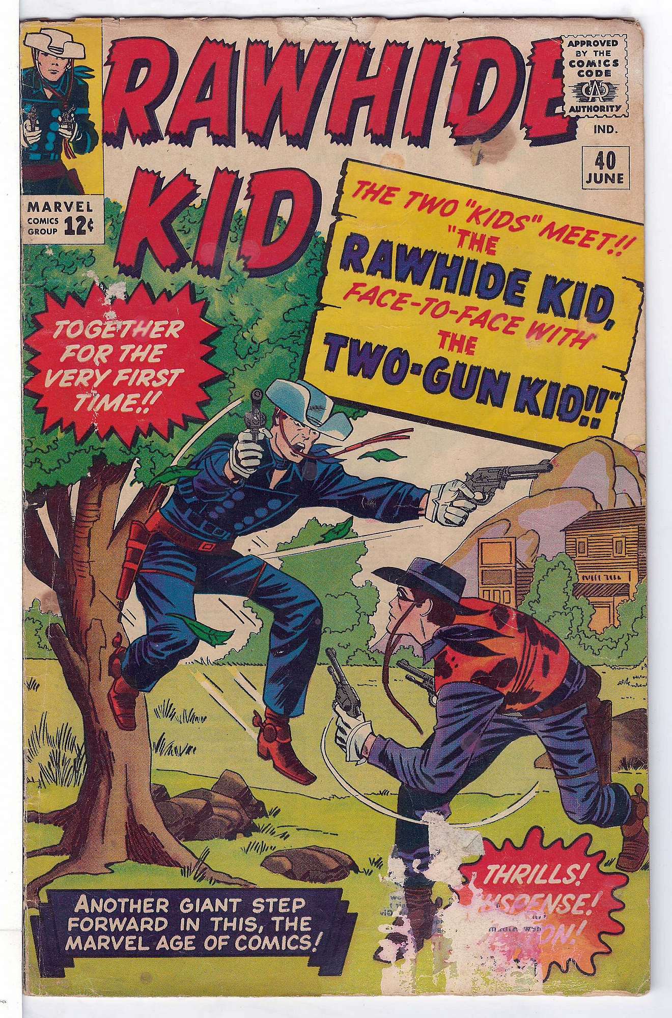 Cover of Rawhide Kid (Vol 1) #40. One of 250,000 Vintage American Comics on sale from Krypton!