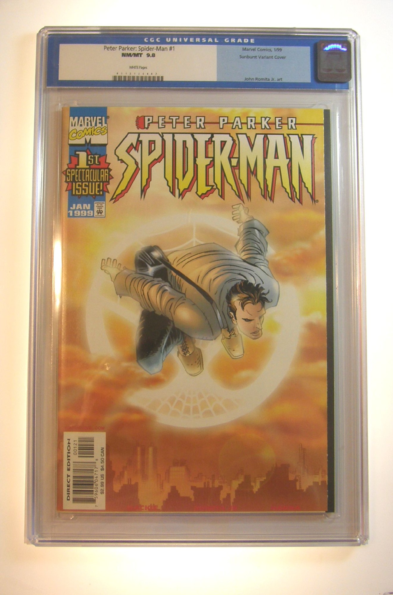 Cover of Peter Parker Spider-Man #1. One of 250,000 Vintage American Comics on sale from Krypton!