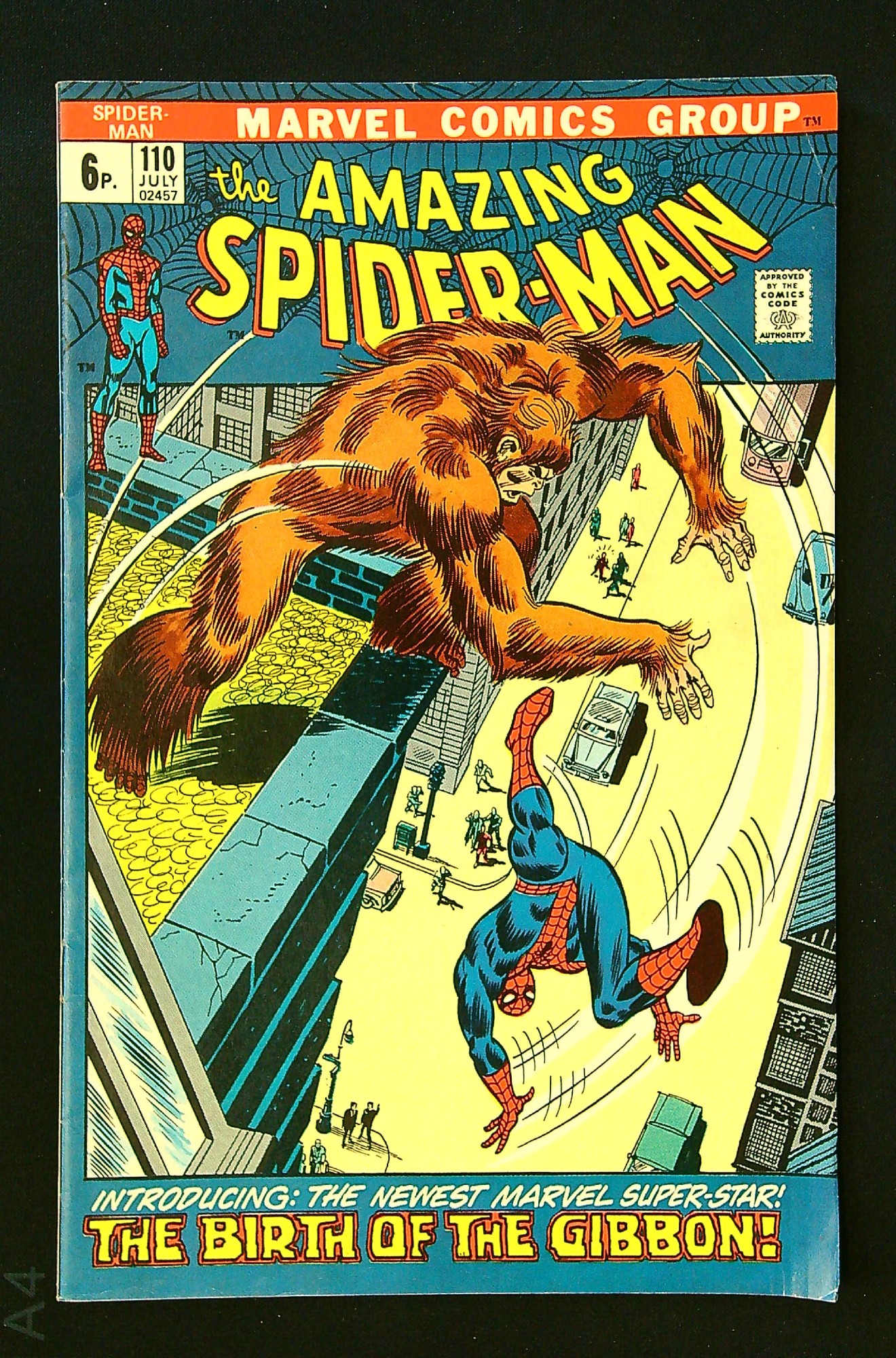 Cover of Amazing Spider-Man (Vol 1) #110. One of 250,000 Vintage American Comics on sale from Krypton!