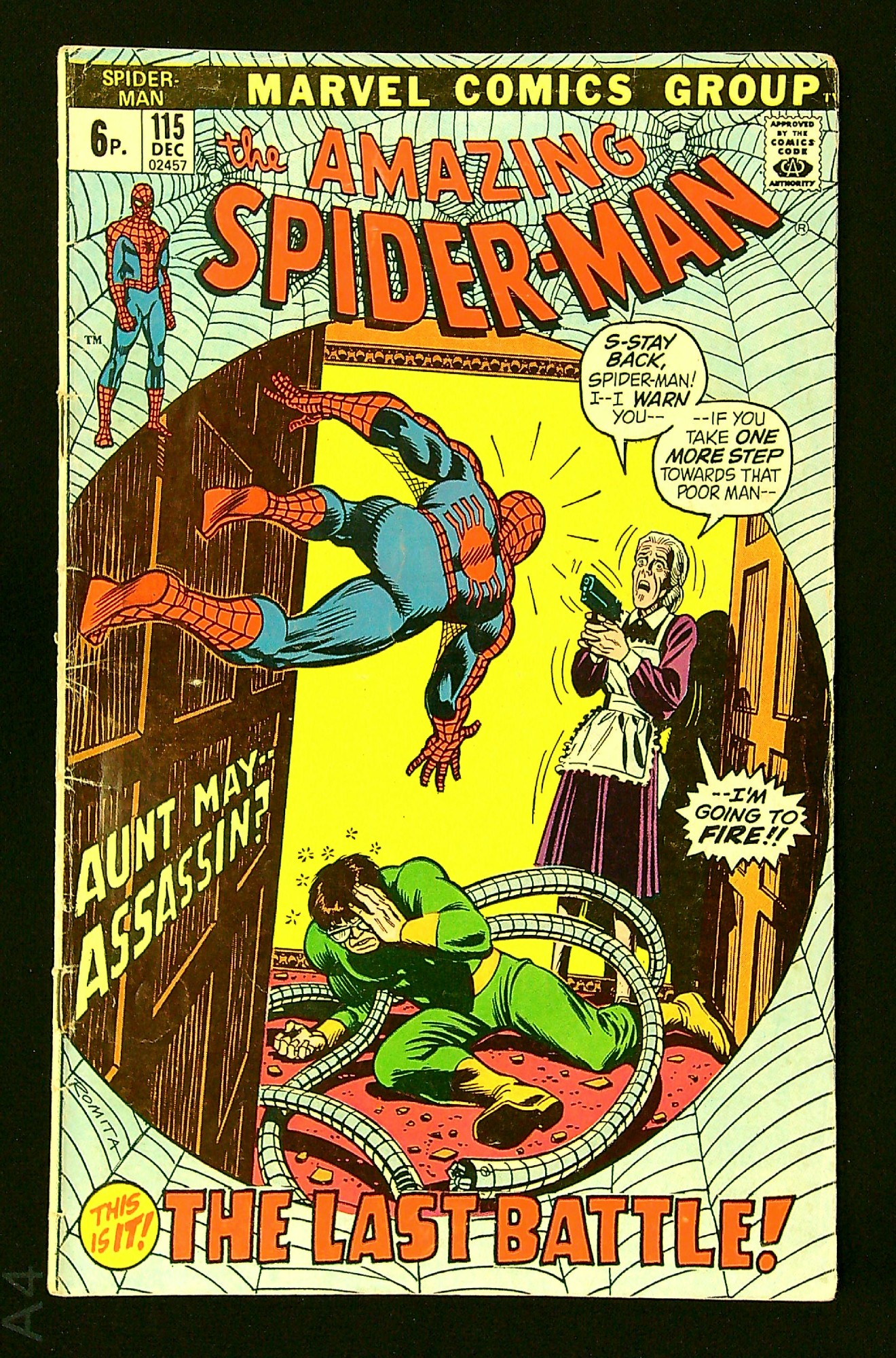 Cover of Amazing Spider-Man (Vol 1) #115. One of 250,000 Vintage American Comics on sale from Krypton!