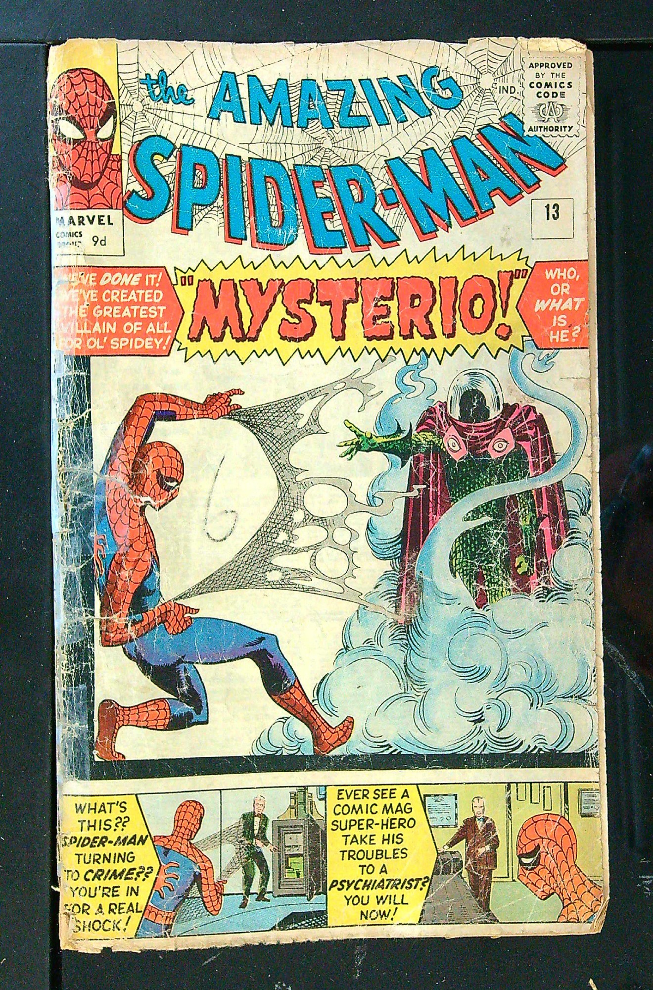 Cover of Amazing Spider-Man (Vol 1) #13. One of 250,000 Vintage American Comics on sale from Krypton!