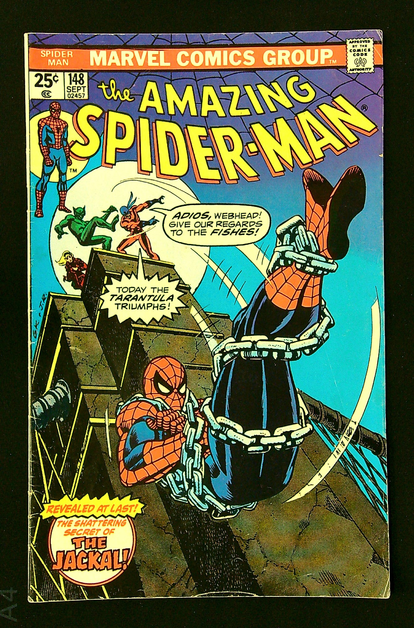 Cover of Amazing Spider-Man (Vol 1) #148. One of 250,000 Vintage American Comics on sale from Krypton!