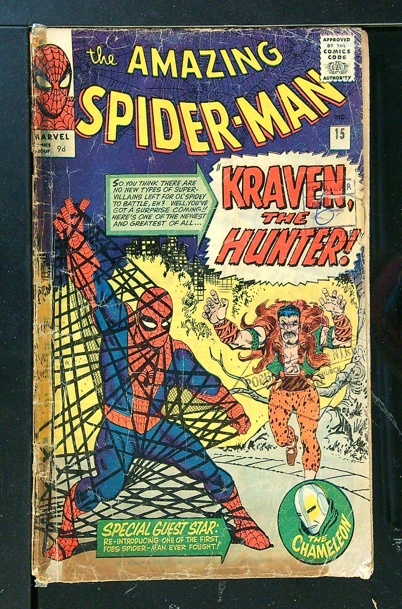 Cover of Amazing Spider-Man (Vol 1) #15. One of 250,000 Vintage American Comics on sale from Krypton!