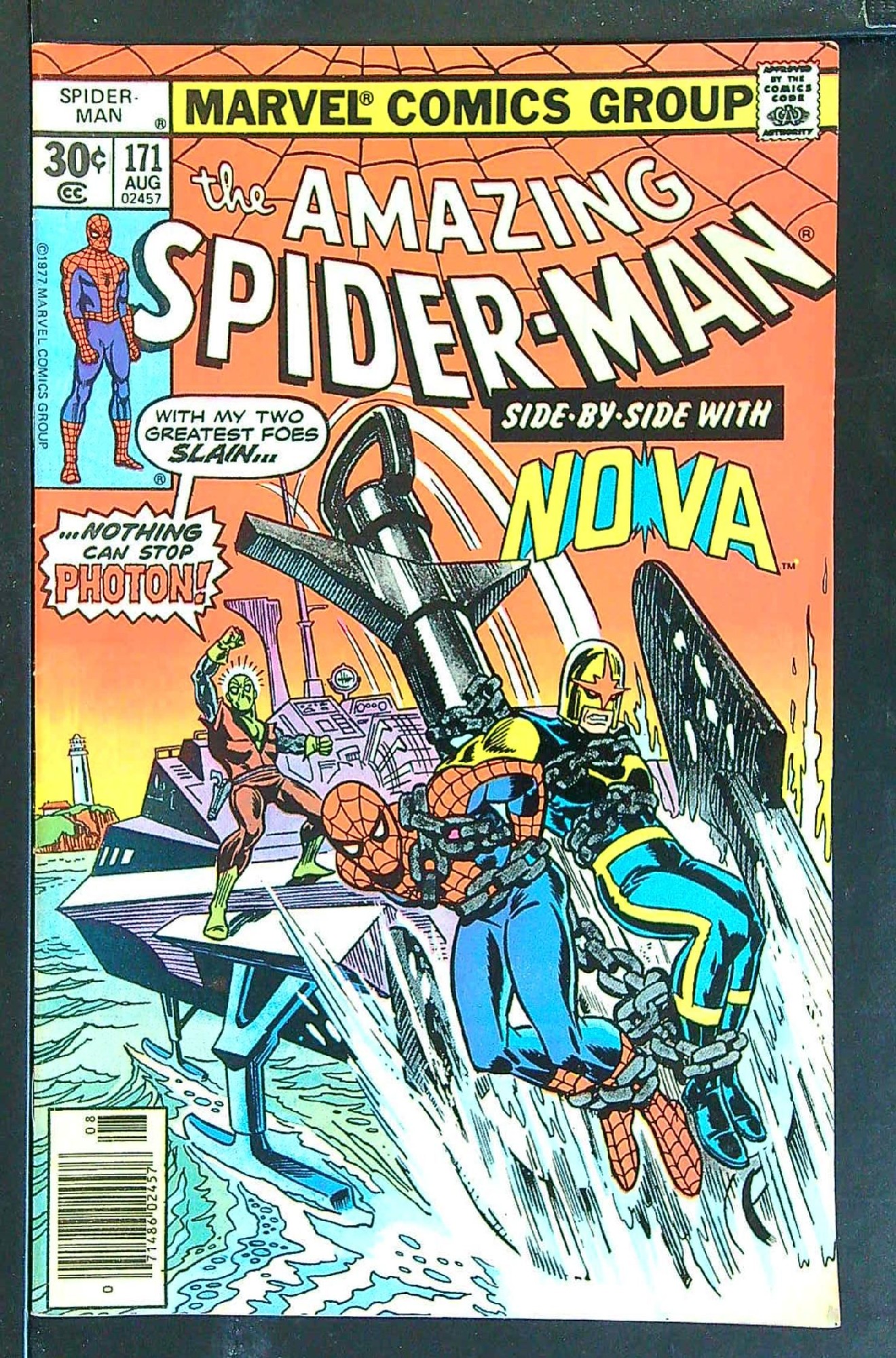 Cover of Amazing Spider-Man (Vol 1) #171. One of 250,000 Vintage American Comics on sale from Krypton!