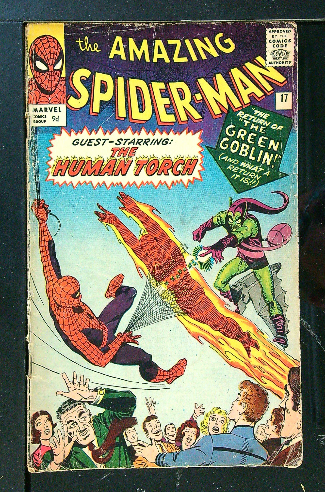 Cover of Amazing Spider-Man (Vol 1) #17. One of 250,000 Vintage American Comics on sale from Krypton!