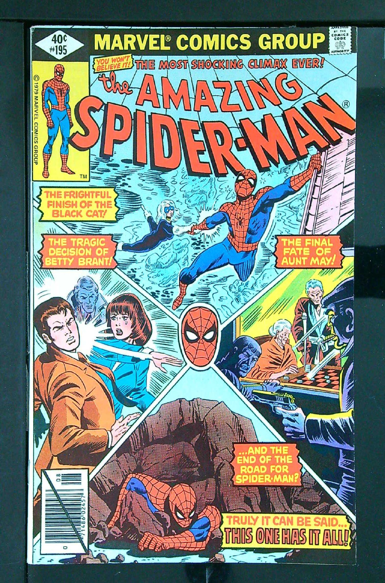 Cover of Amazing Spider-Man (Vol 1) #195. One of 250,000 Vintage American Comics on sale from Krypton!