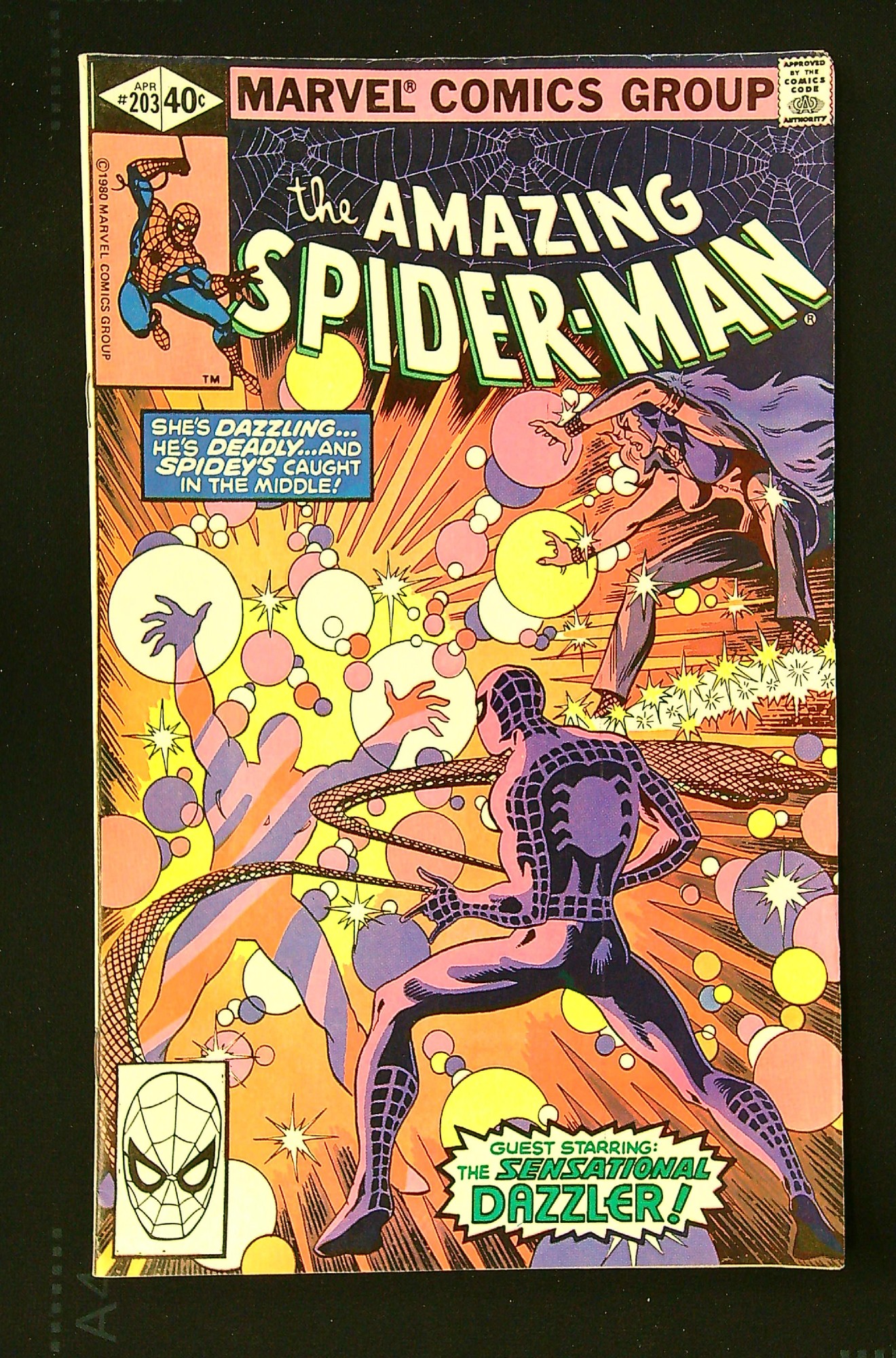 ACTUAL SCAN OF COMIC!<br> Cover of Amazing Spider-Man (Vol 1) #203. One of 250,000 Vintage American Comics on sale from Krypton!