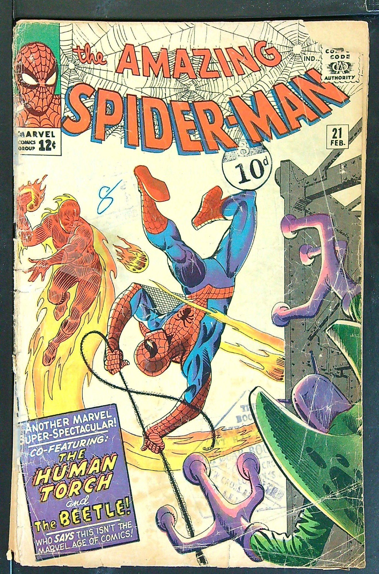 Cover of Amazing Spider-Man (Vol 1) #21. One of 250,000 Vintage American Comics on sale from Krypton!