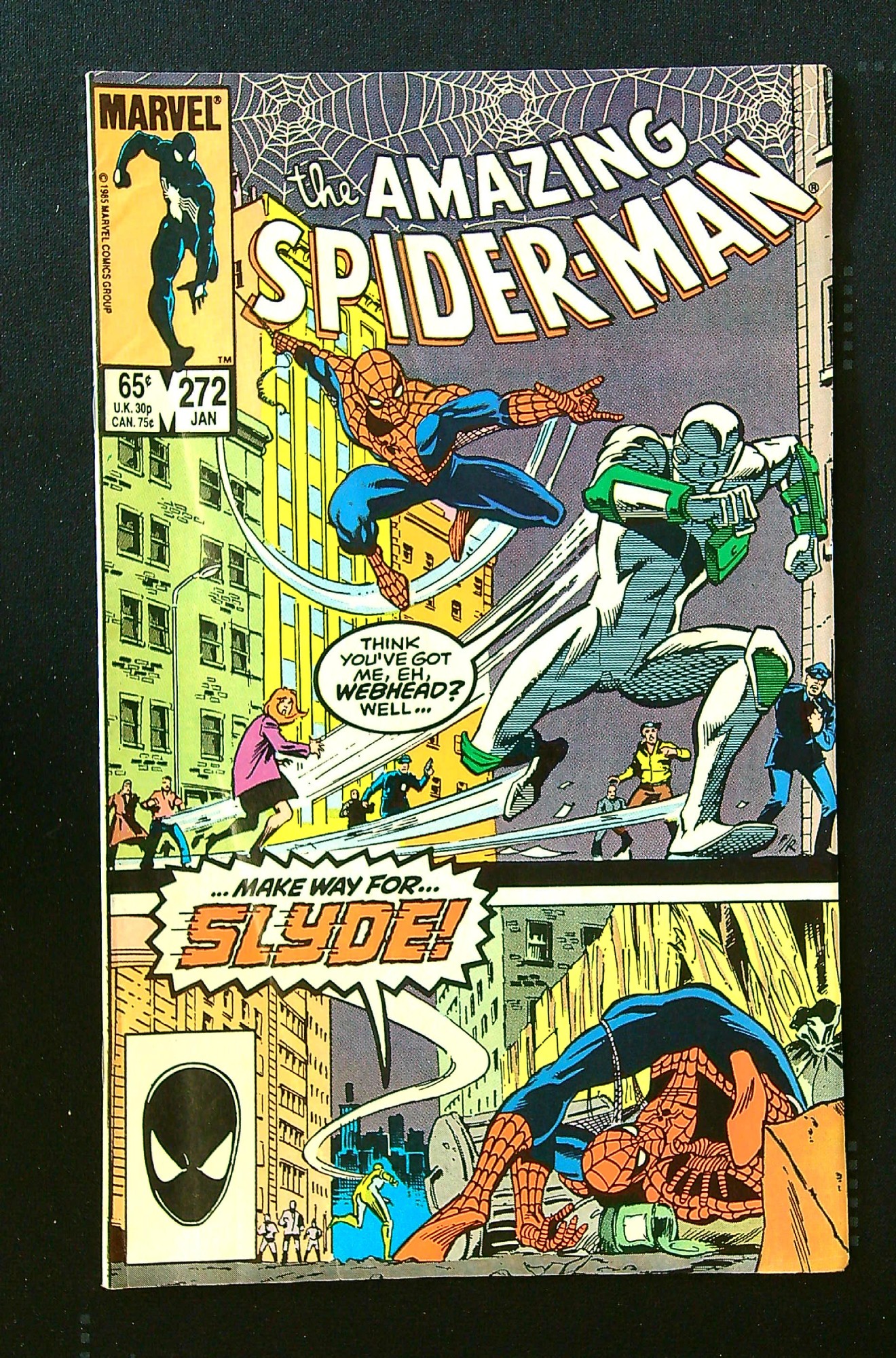 ACTUAL SCAN OF COMIC!<br> Cover of Amazing Spider-Man (Vol 1) #272. One of 250,000 Vintage American Comics on sale from Krypton!
