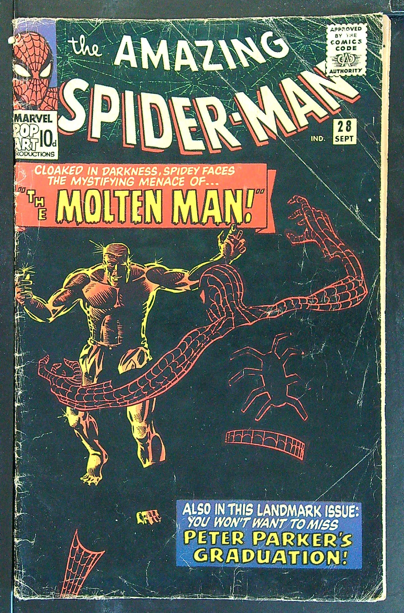 Cover of Amazing Spider-Man (Vol 1) #28. One of 250,000 Vintage American Comics on sale from Krypton!