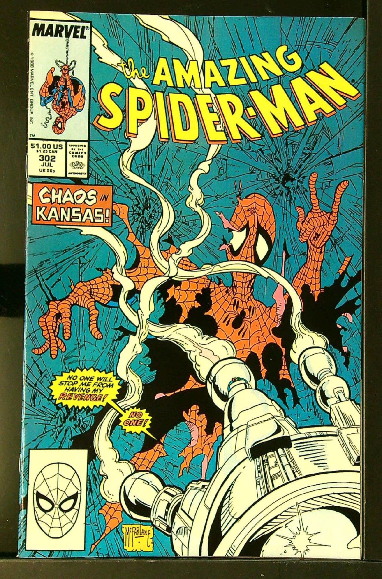 Cover of Amazing Spider-Man (Vol 1) #302. One of 250,000 Vintage American Comics on sale from Krypton!