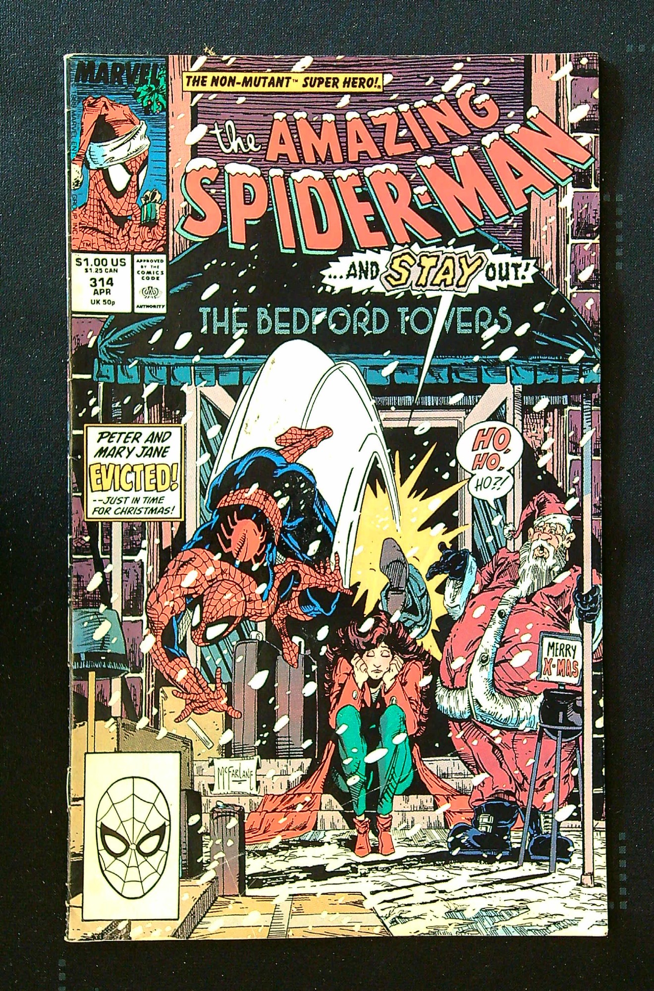 ACTUAL SCAN OF COMIC!<br> Cover of Amazing Spider-Man (Vol 1) #314. One of 250,000 Vintage American Comics on sale from Krypton!