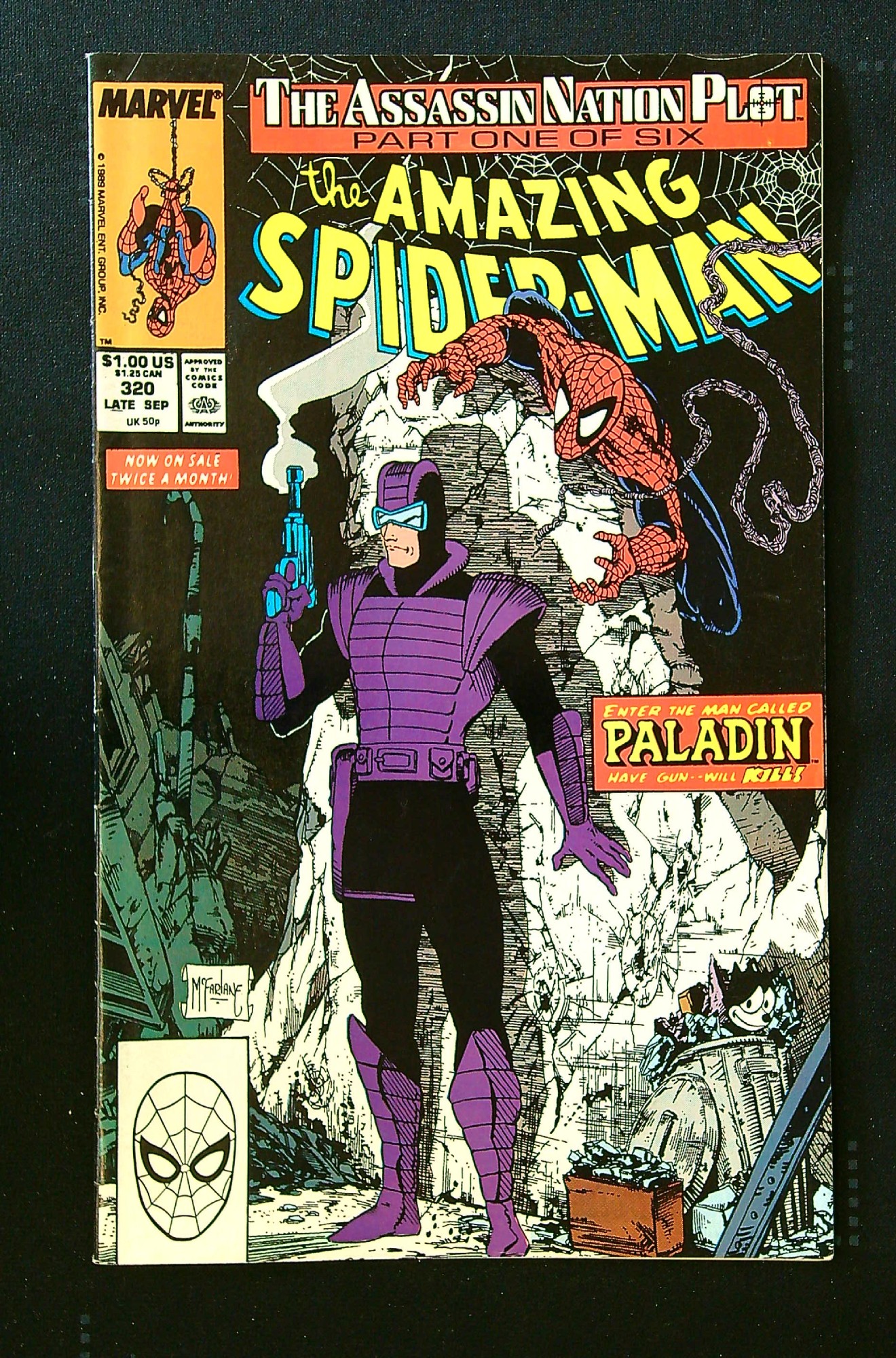 ACTUAL SCAN OF COMIC!<br> Cover of Amazing Spider-Man (Vol 1) #320. One of 250,000 Vintage American Comics on sale from Krypton!