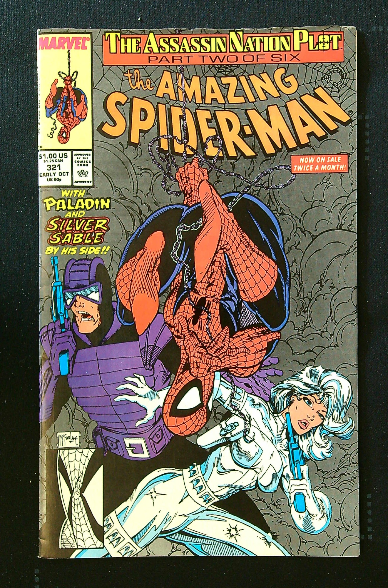 ACTUAL SCAN OF COMIC!<br> Cover of Amazing Spider-Man (Vol 1) #321. One of 250,000 Vintage American Comics on sale from Krypton!