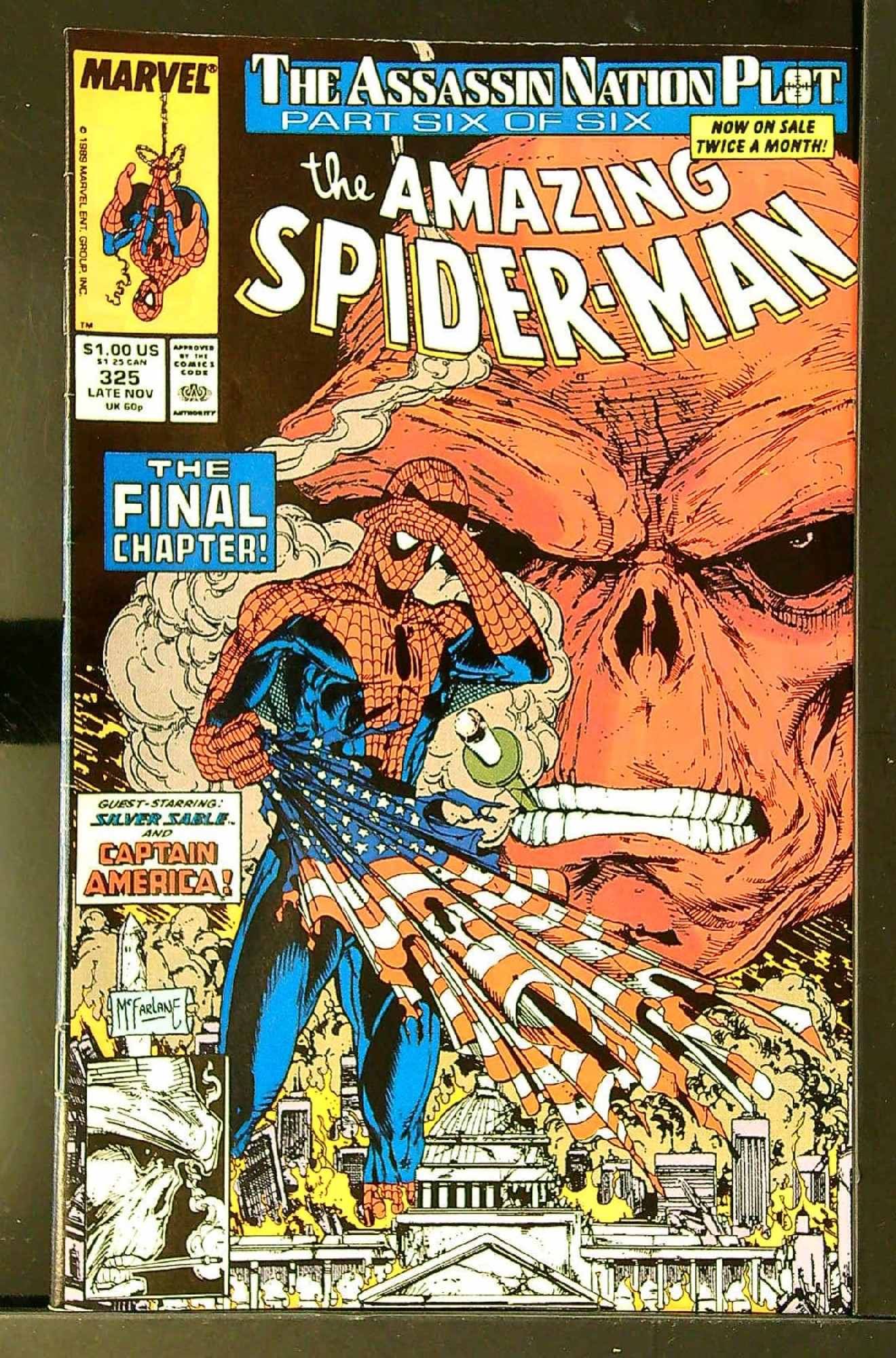 Cover of Amazing Spider-Man (Vol 1) #325. One of 250,000 Vintage American Comics on sale from Krypton!