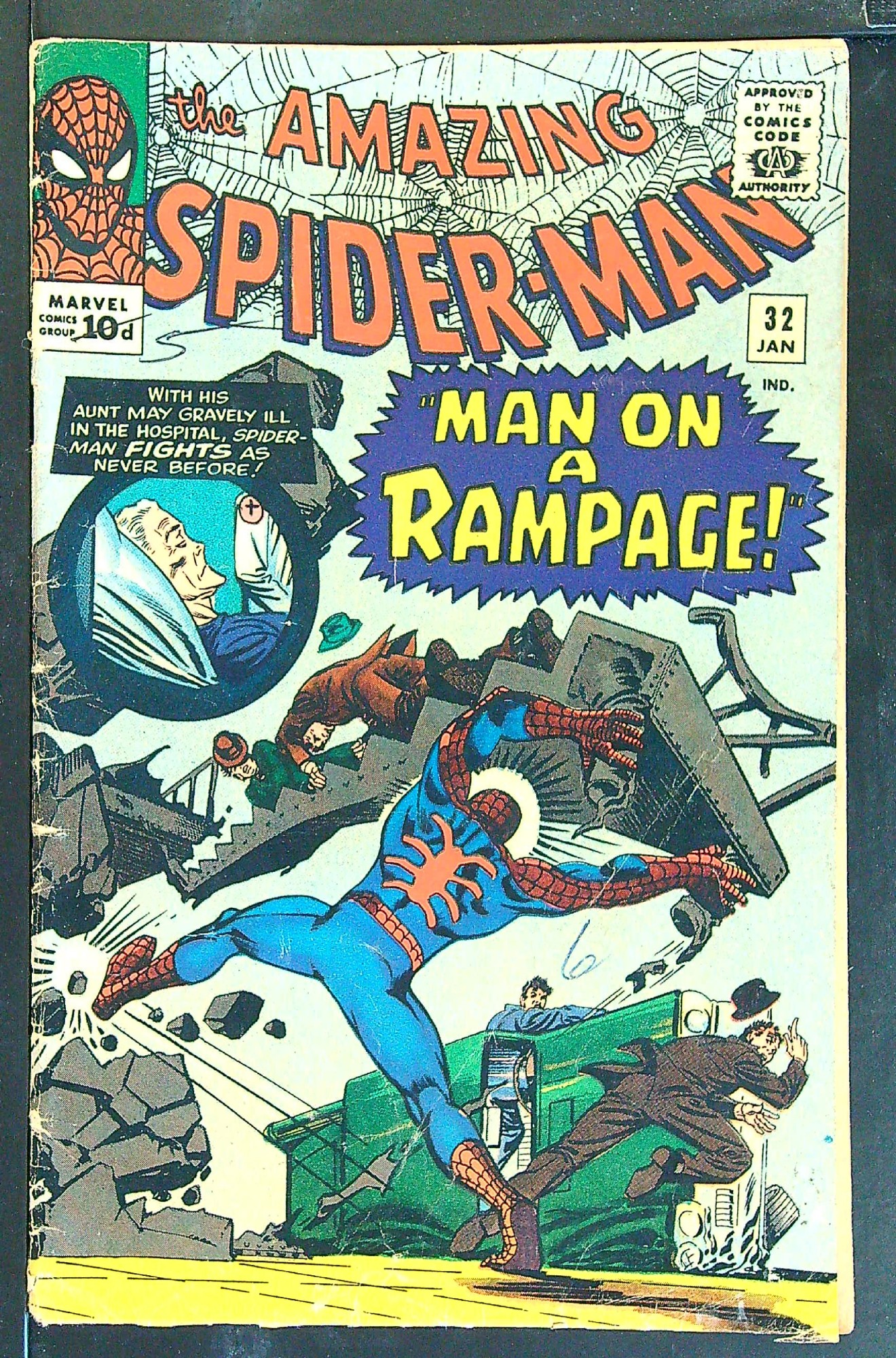 Cover of Amazing Spider-Man (Vol 1) #32. One of 250,000 Vintage American Comics on sale from Krypton!