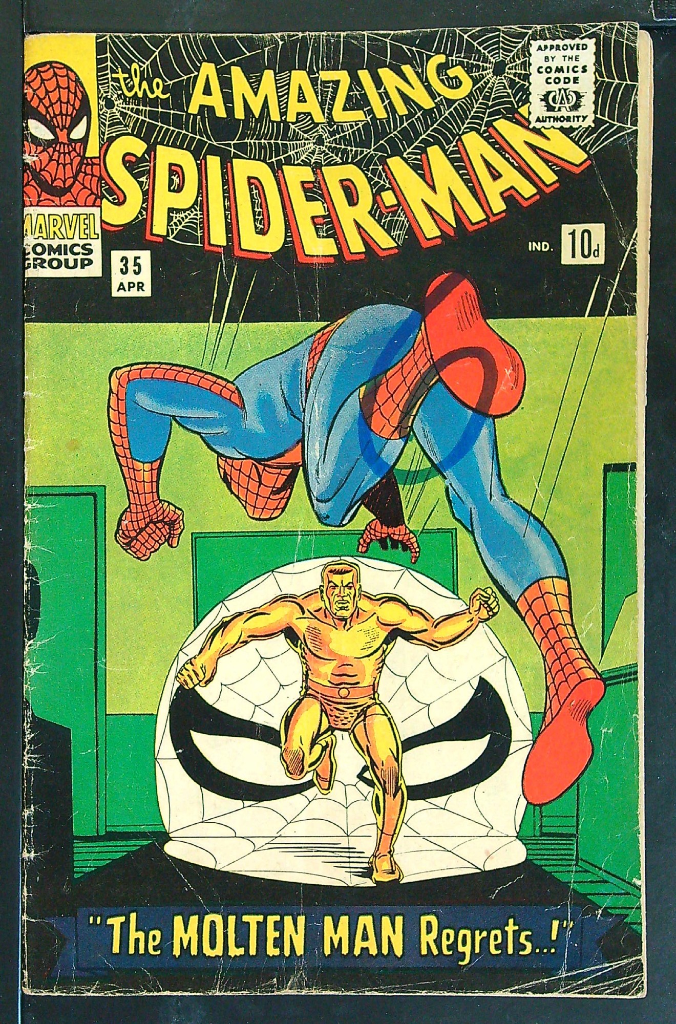 Cover of Amazing Spider-Man (Vol 1) #35. One of 250,000 Vintage American Comics on sale from Krypton!