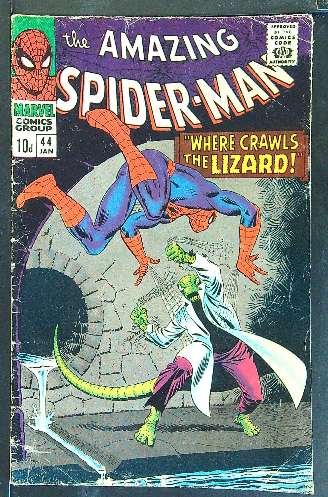 Cover of Amazing Spider-Man (Vol 1) #44. One of 250,000 Vintage American Comics on sale from Krypton!
