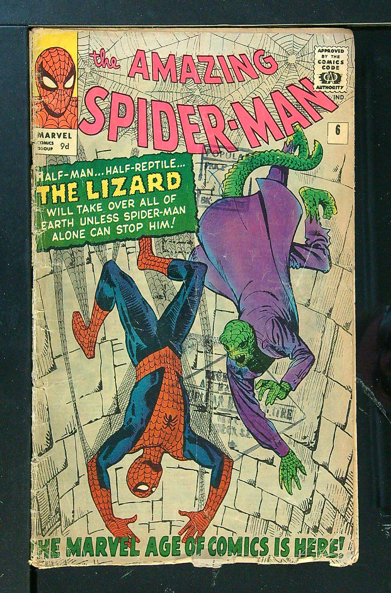 Cover of Amazing Spider-Man (Vol 1) #6. One of 250,000 Vintage American Comics on sale from Krypton!